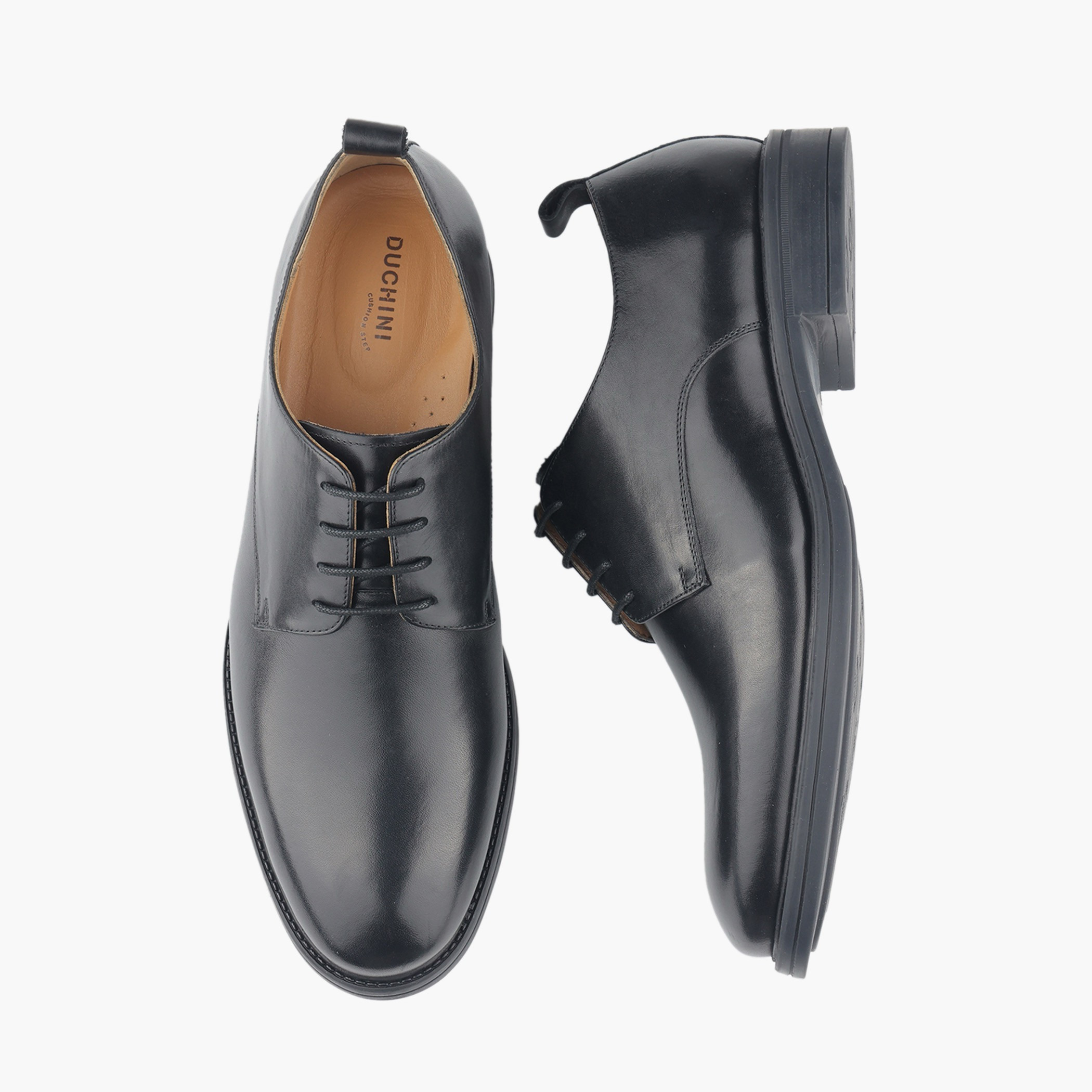 Duchini Men Genuine Leather Lace-Up Derby Shoes-men-shoes-formalshoes-image-1