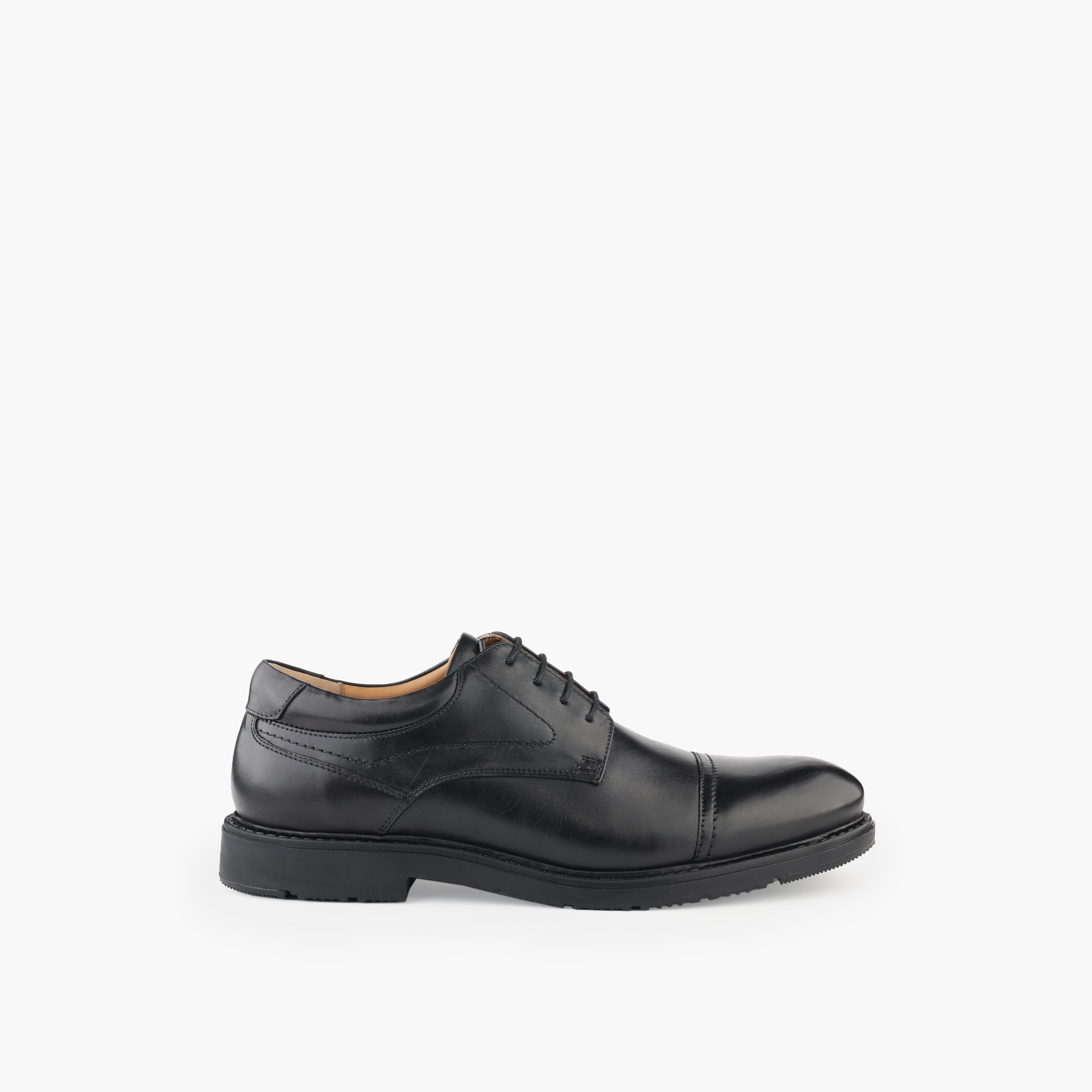 Duchini Men Genuine Leather Lace-Up Derby Shoes-men-shoes-formalshoes-image-3