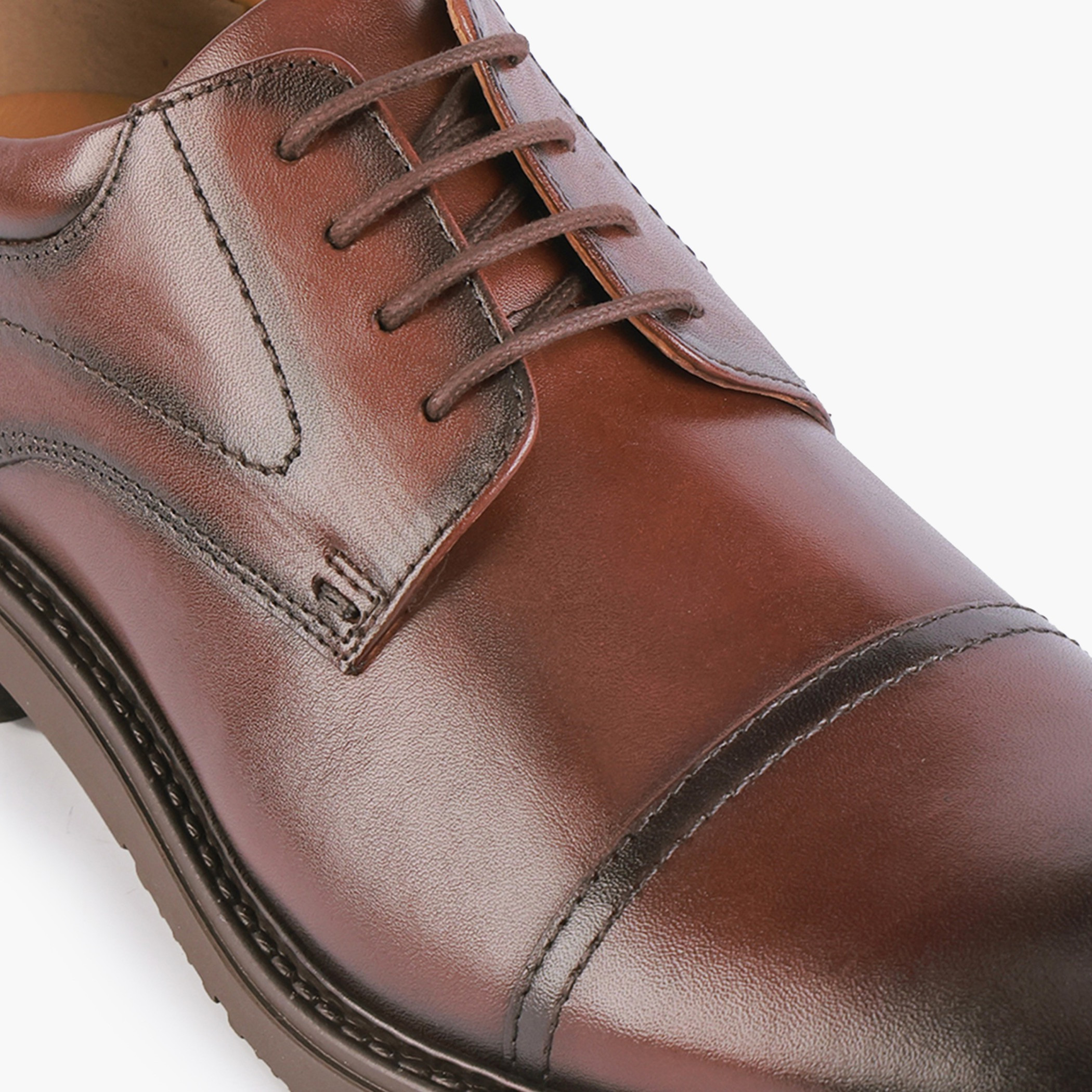 Duchini Men Genuine Leather Lace-Up Derby Shoes-men-shoes-formalshoes-image-4