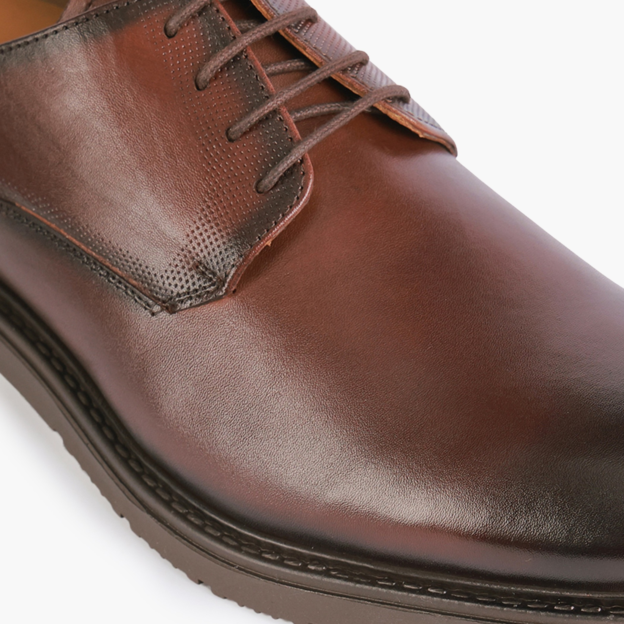 Duchini Men Genuine Leather Lace-Up Derby Shoes-men-shoes-formalshoes-image-4