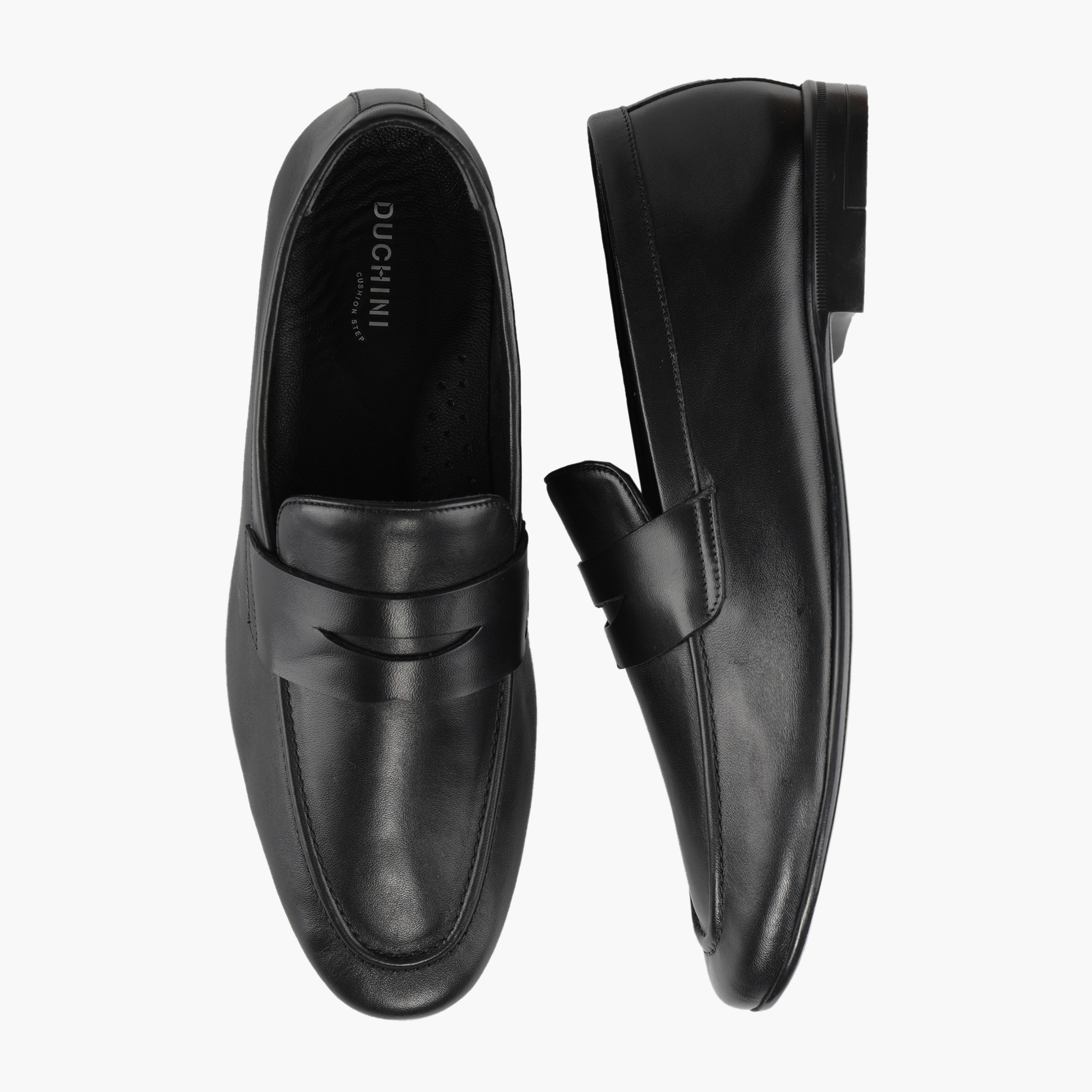 Duchini Men Slip-On Leather Loafers-men-shoes-formalshoes-image-1