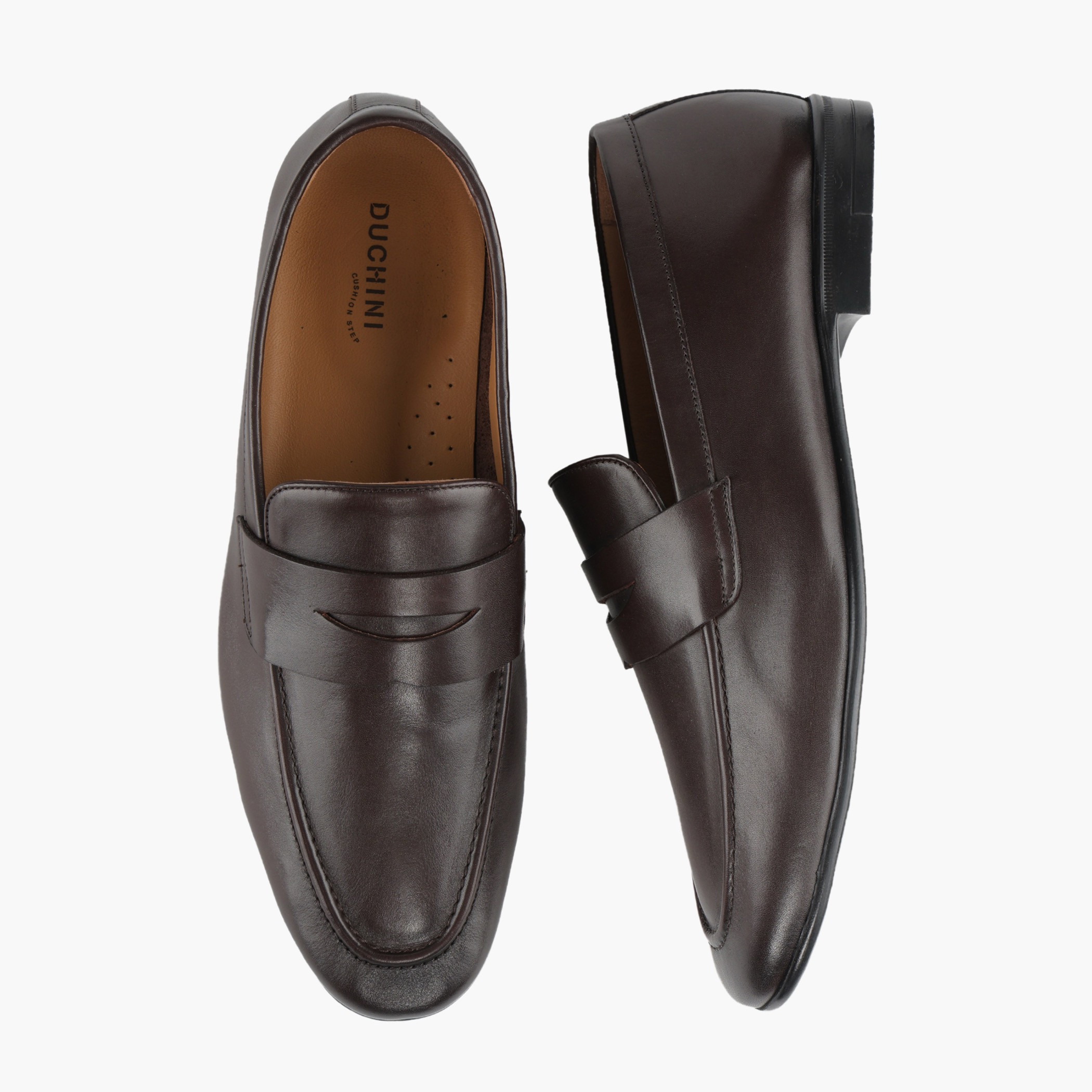 Duchini Men Slip-On Leather Loafers-men-shoes-formalshoes-image-1