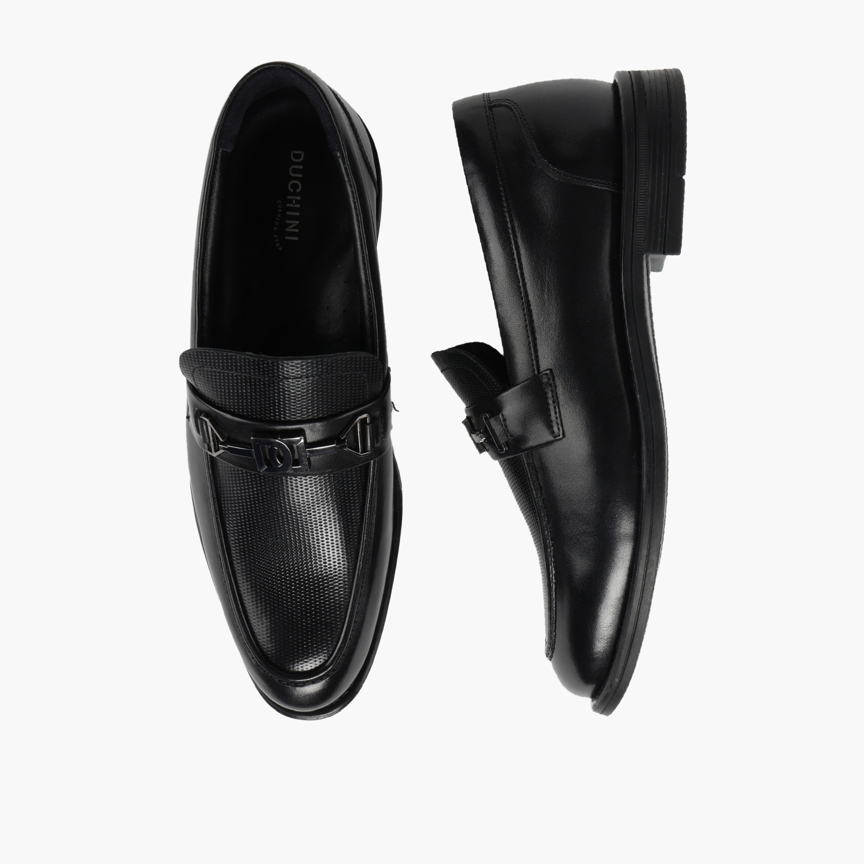 حذاء لوفر جلدي للرجال بتفاصيل معدنية من دوشيني-men-shoes-formalshoes-image-1