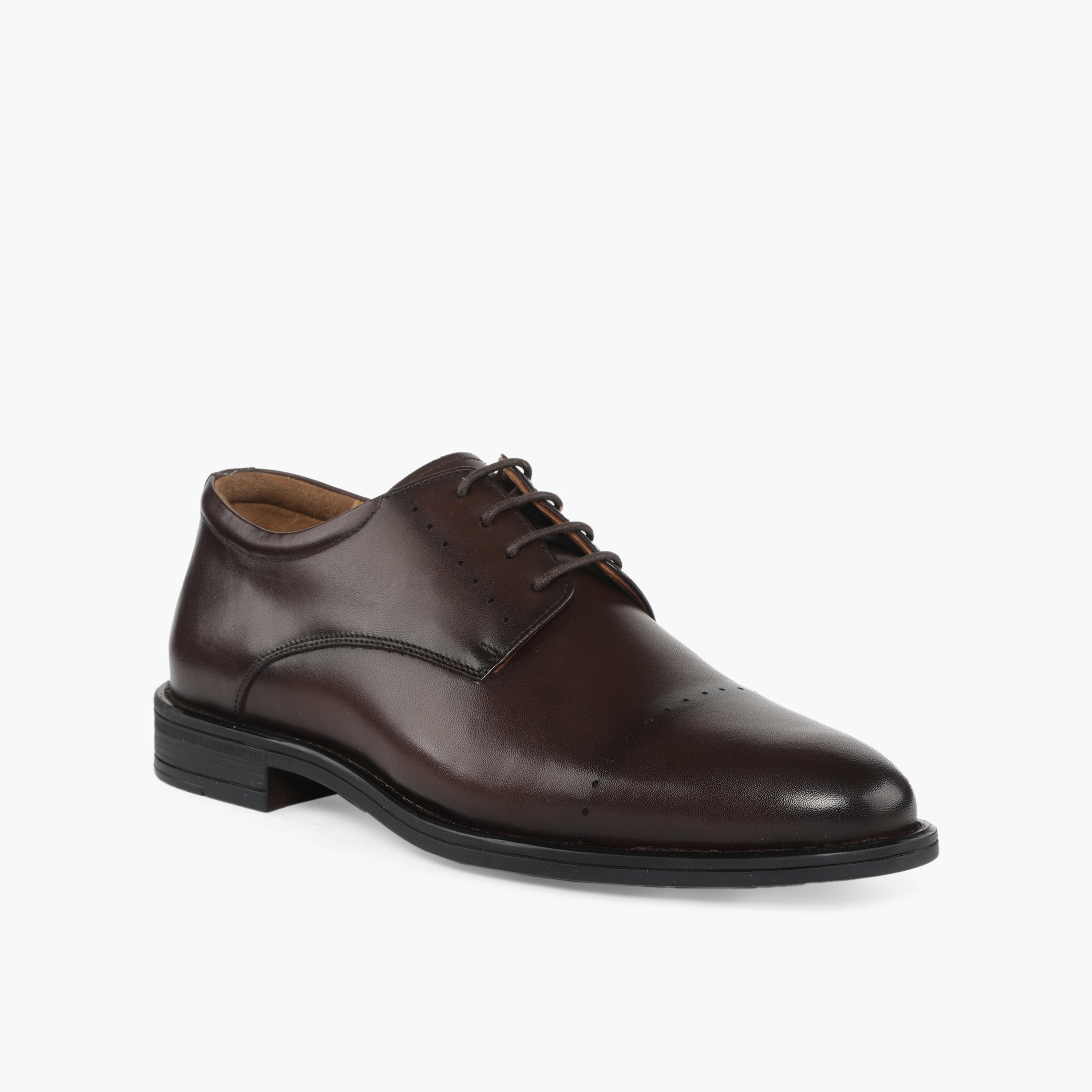 Duchini Men Leather Lace-Up Brogue Shoes-men-shoes-formalshoes-image-2