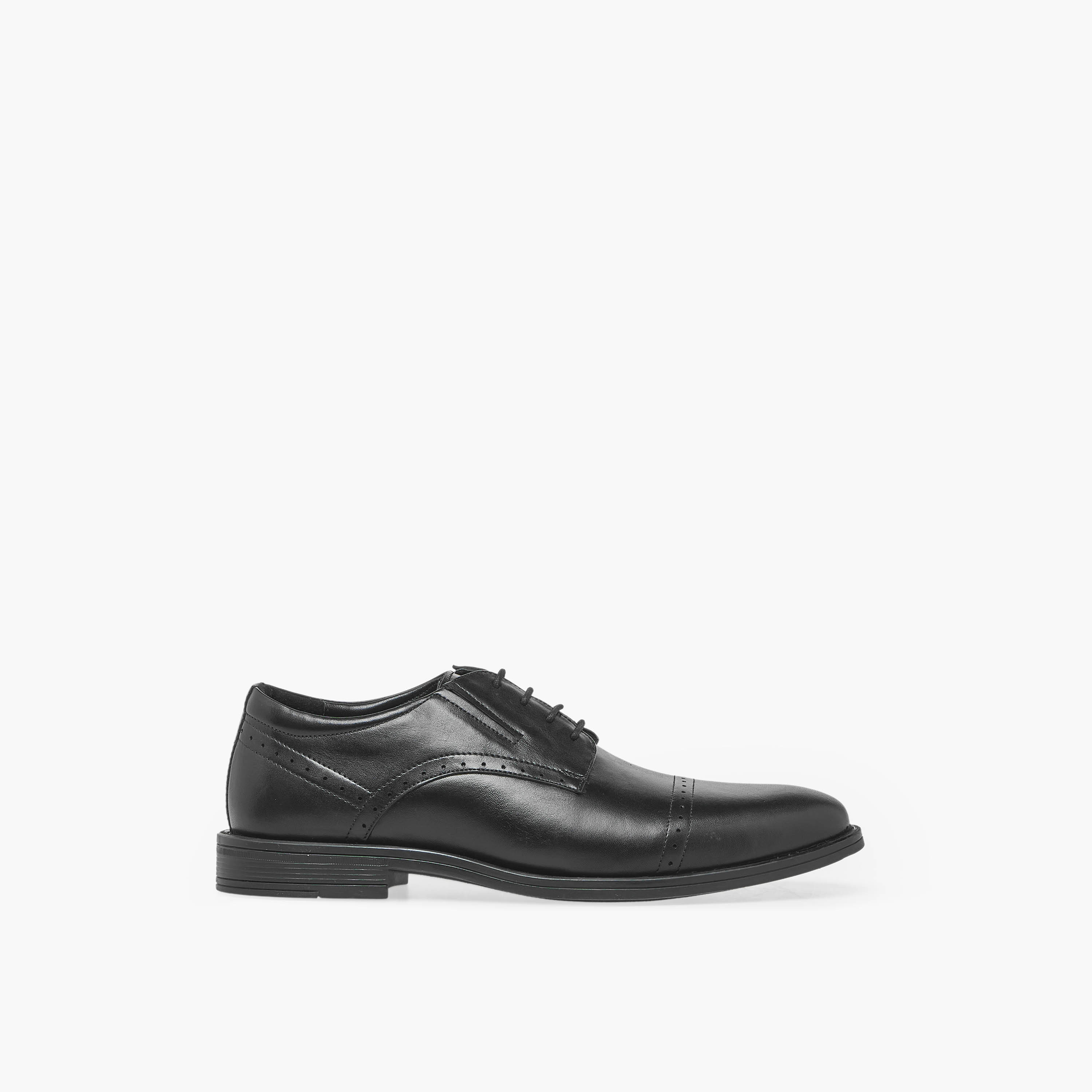 Duchini Men Leather Lace-Up Brogue Shoes-men-shoes-formalshoes-image-3