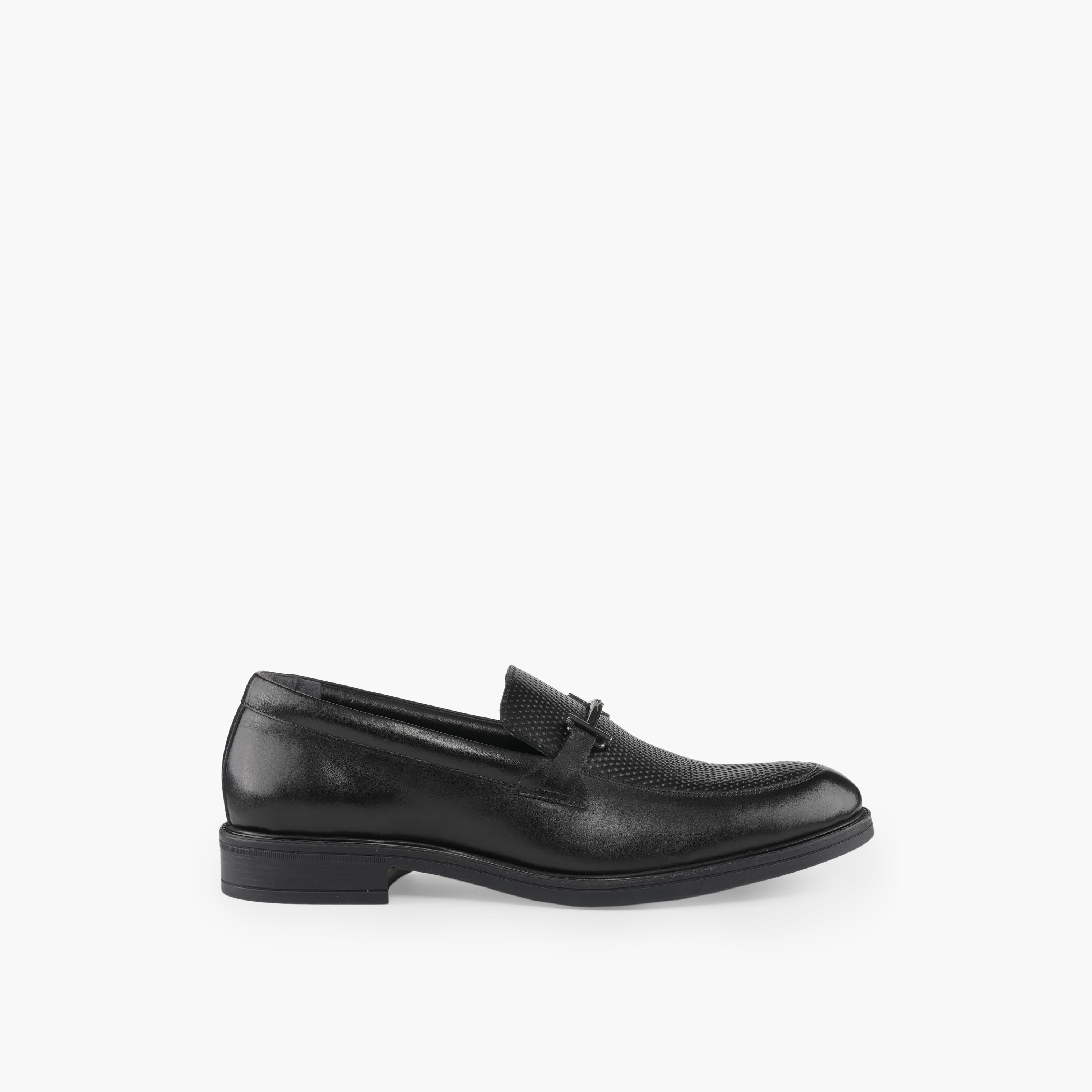 Duchini Men Horsebit Detail Leather Loafers-men-shoes-formalshoes-image-3