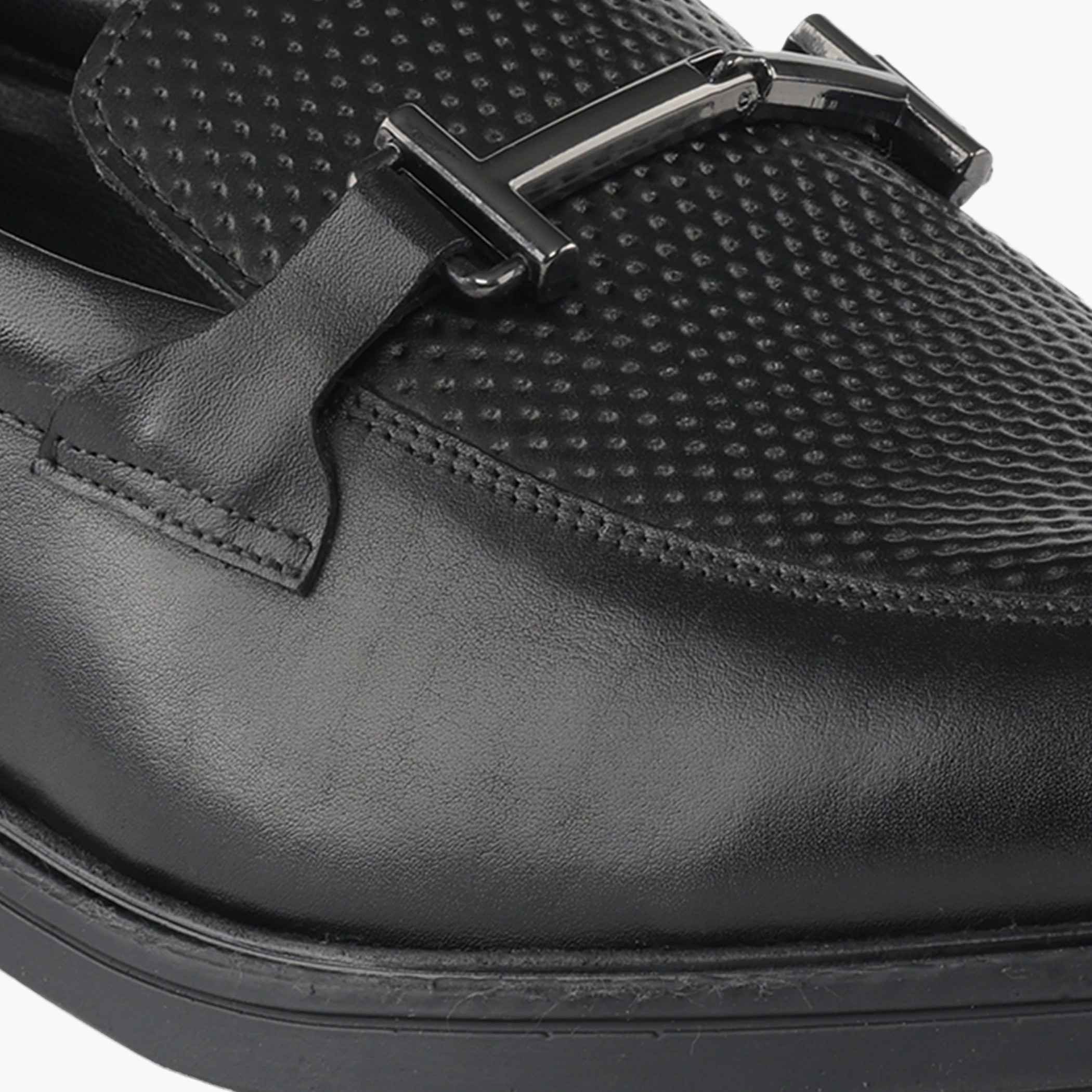 Duchini Men Horsebit Detail Leather Loafers-men-shoes-formalshoes-image-4