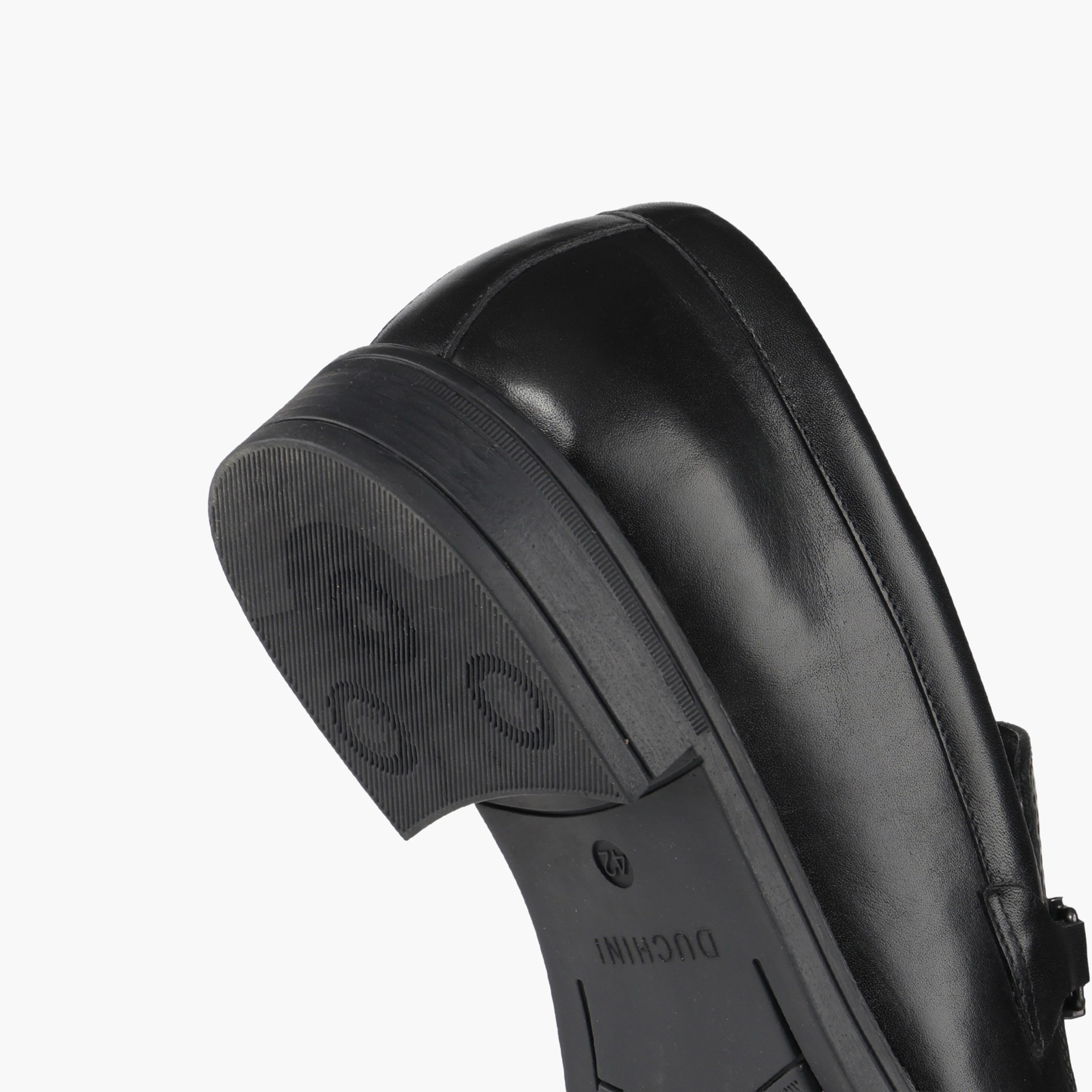 Duchini Men Horsebit Detail Leather Loafers-men-shoes-formalshoes-image-5
