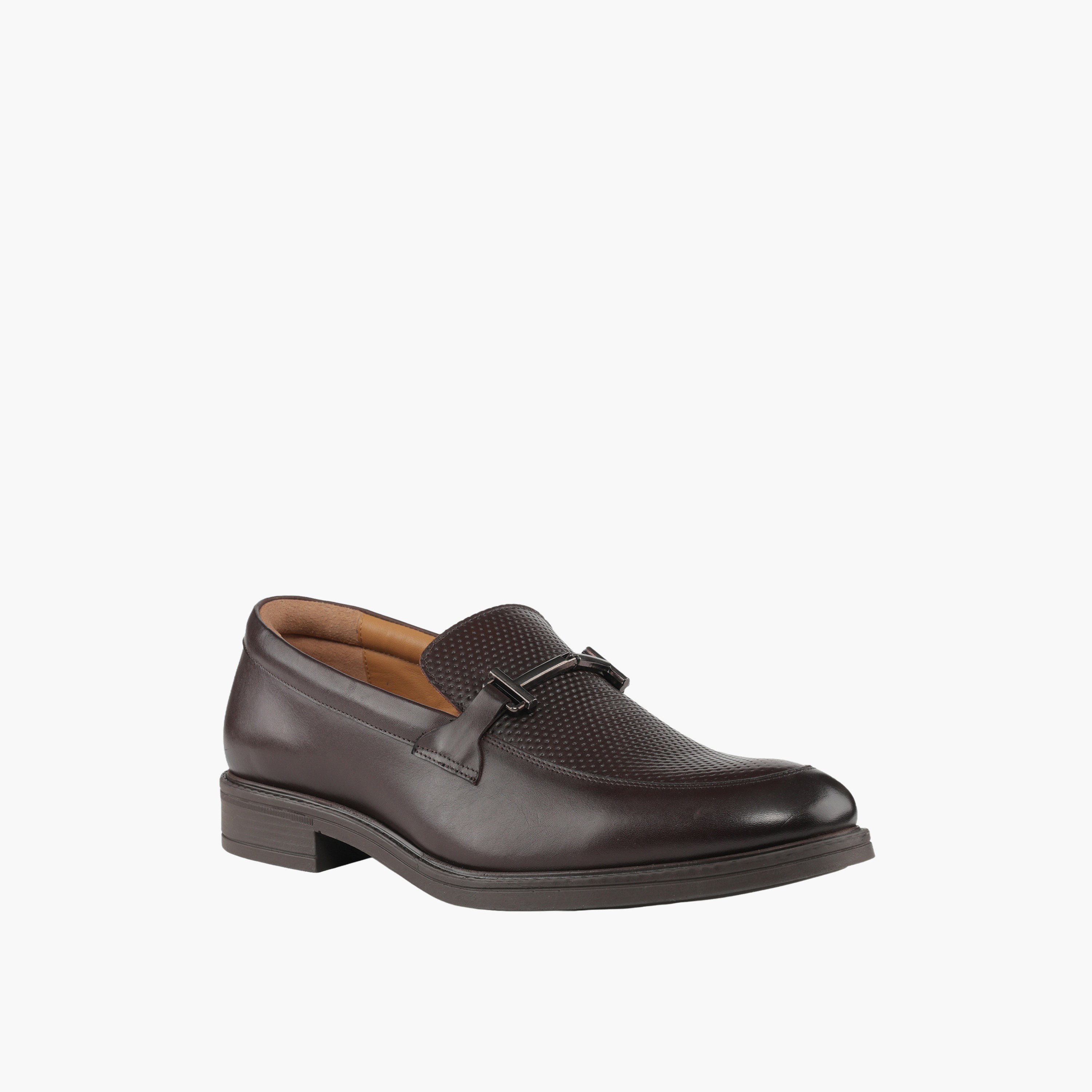 حذاء لوفر جلد بتفاصيل معدن للرجال من دوتشيني-men-shoes-formalshoes-image-2
