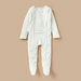 Giggles Bow Accented Sleepsuit with Long Sleeves-Sleepsuits-thumbnail-0