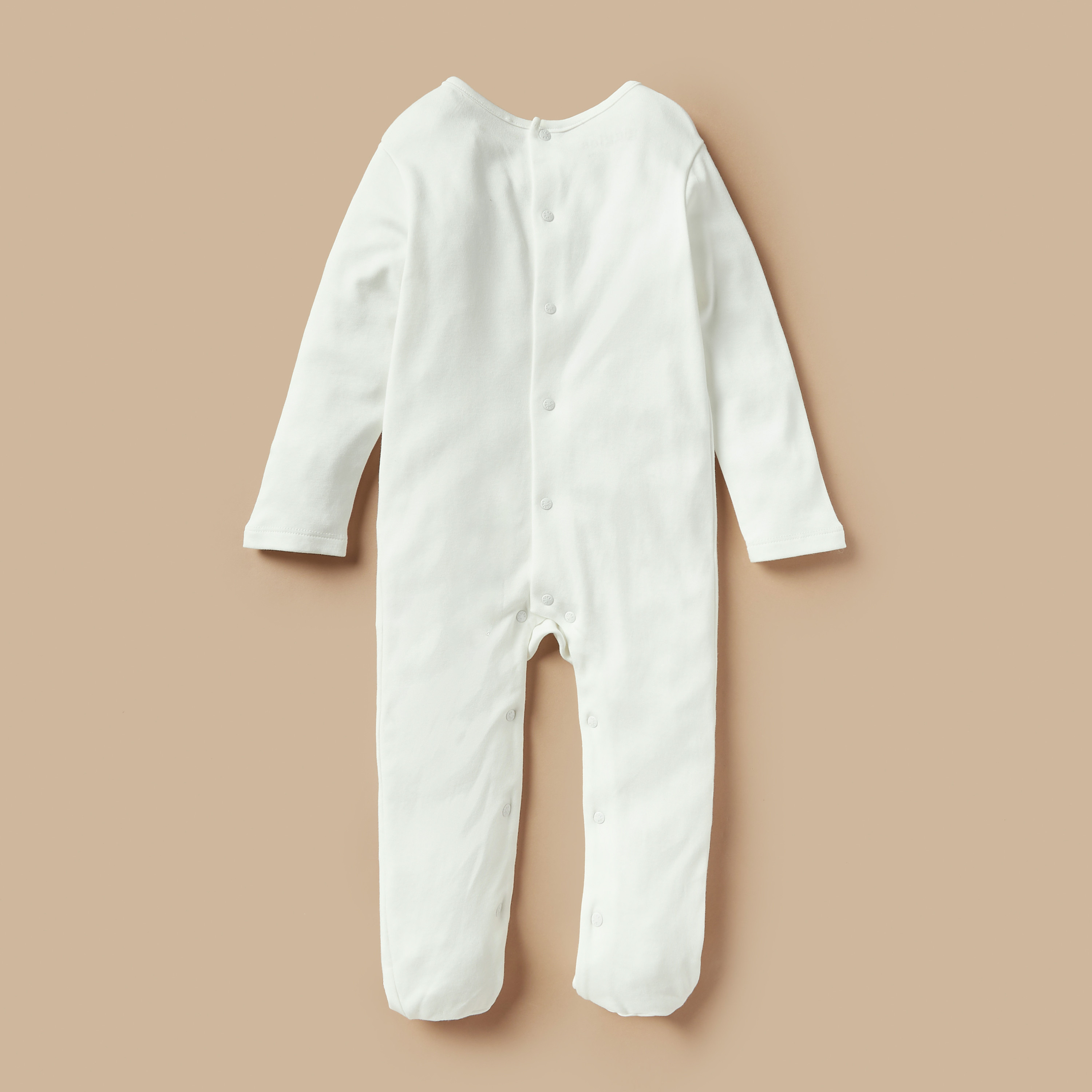 بدلة نوم بأكمام طويلة وزينة فيونكة من جيجلز-baby-boys-clothing-nightwear-sleepsuits-image-4