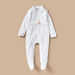 Giggles Schiffli Textured Sleepsuit with Floral Applique Detail-Sleepsuits-thumbnailMobile-0