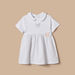Giggles Embellished Dress with Peter Pan Collar and Button Closure-Dresses%2C Gowns and Frocks-thumbnailMobile-0