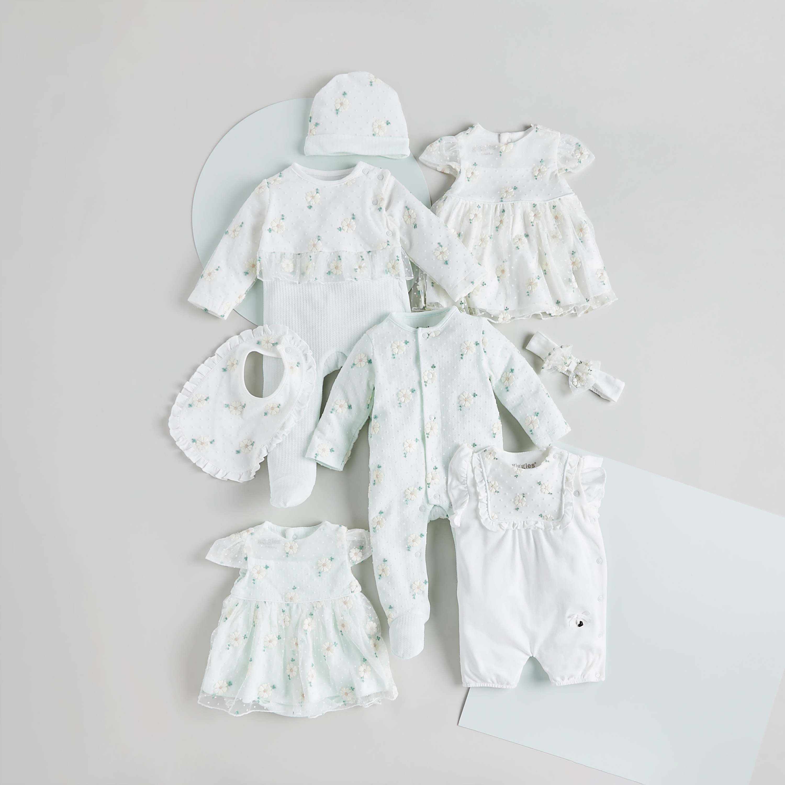 Giggles Floral Embroidered Sleepsuit with Long Sleeves-baby-girls-clothing-nightwear-sleepsuits-image-5