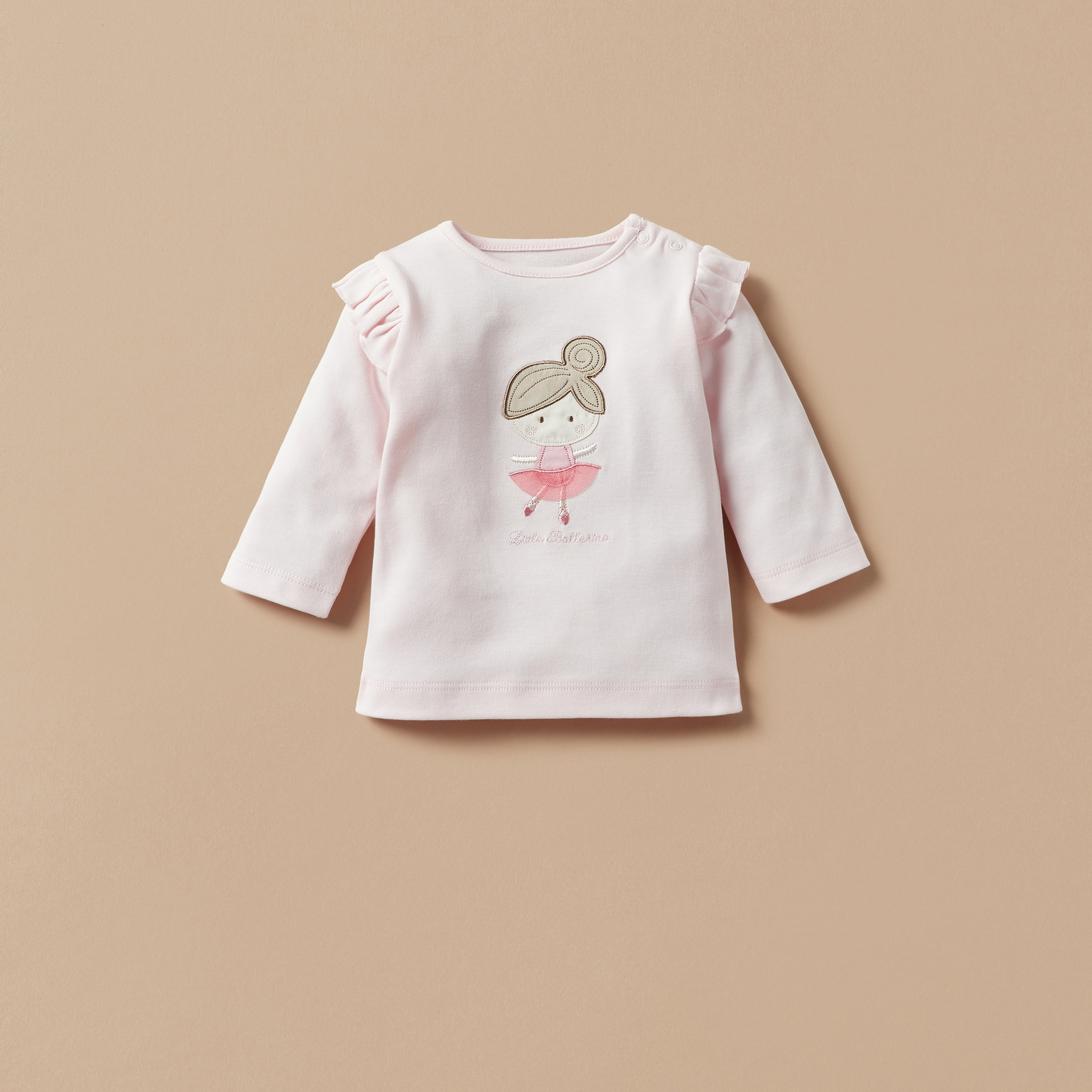 طقم بنطلون بيجاما وتيشيرت مطرّز من جونيورز-baby-girls-clothing-nightwear-pyjamasets-image-2