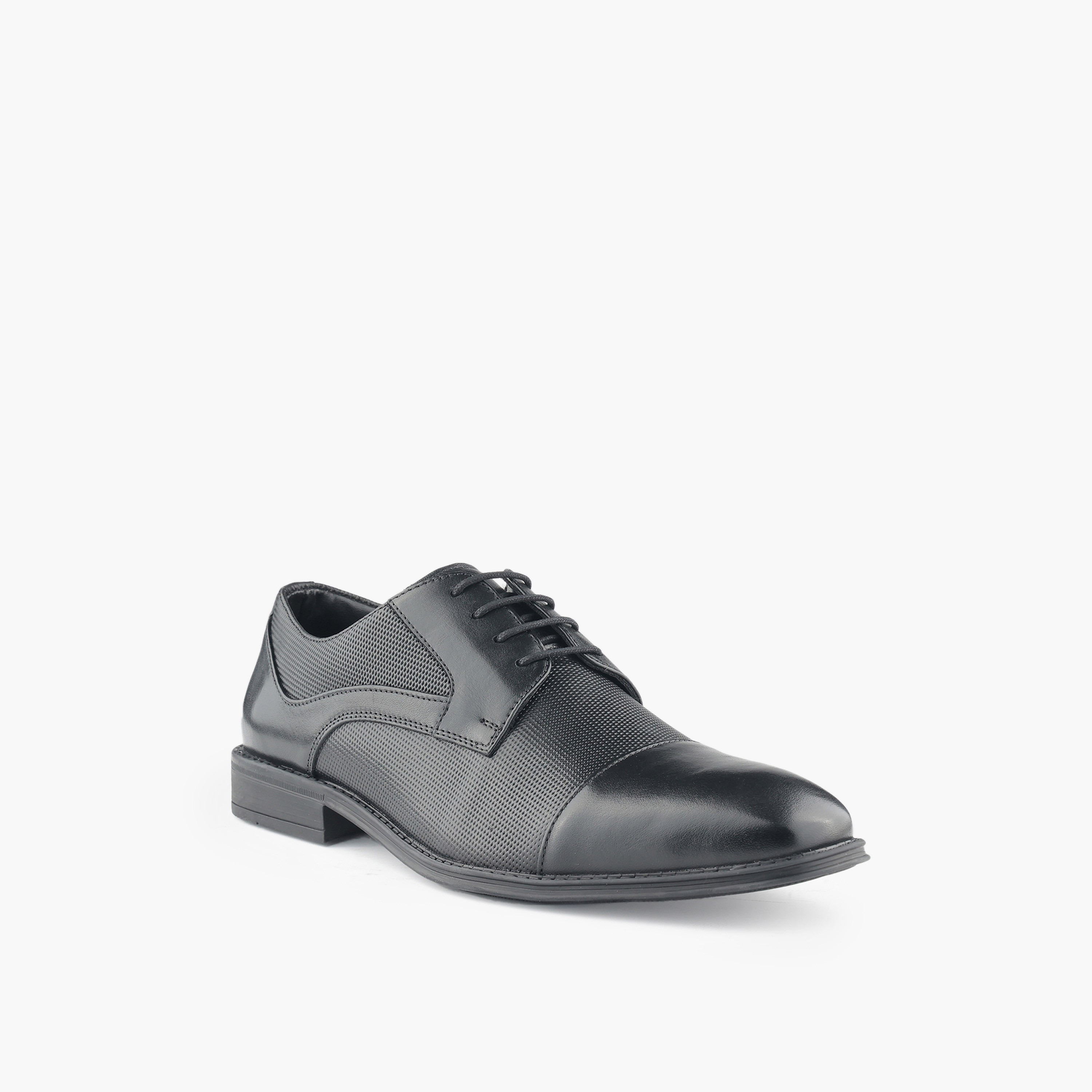 LBL by Shoexpress Men Lace-Up Leather Derby Shoes-men-shoes-formalshoes-image-2