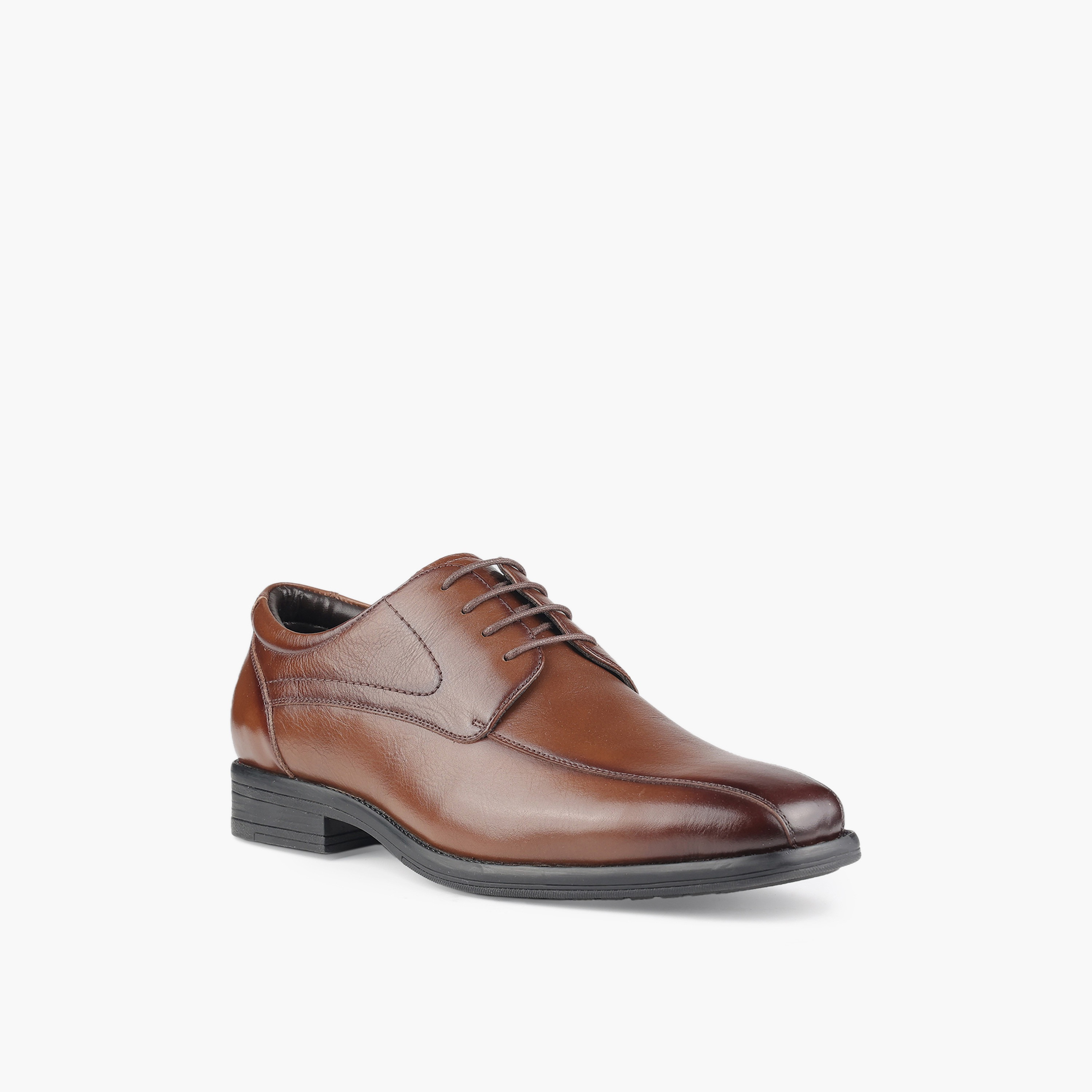 LBL by Shoexpress Men Lace-Up Leather Derby Shoes-men-shoes-formalshoes-image-2