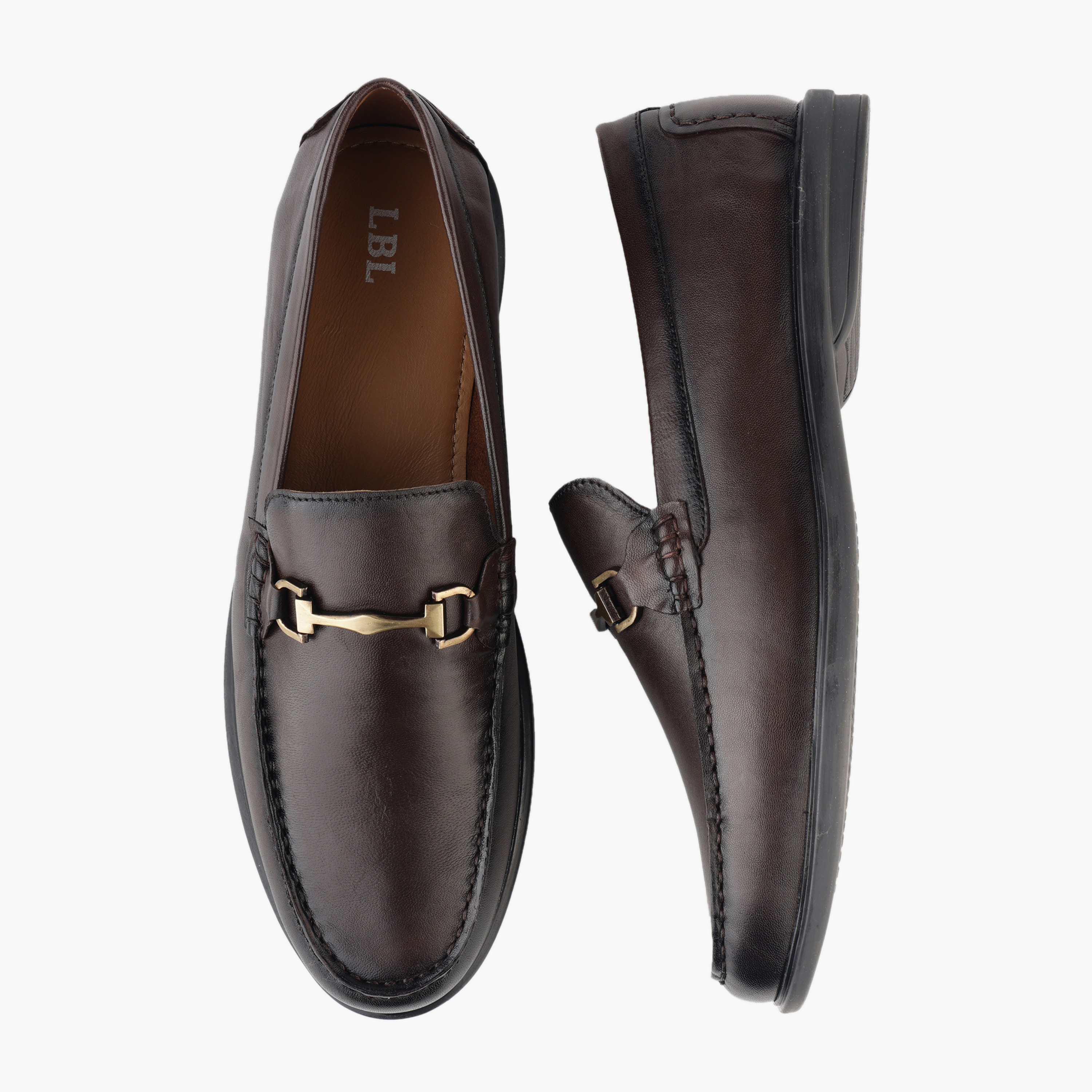 LBL by Shoexpress Men Slip-On Leather Loafers-men-shoes-loafersandmoccasins-image-1
