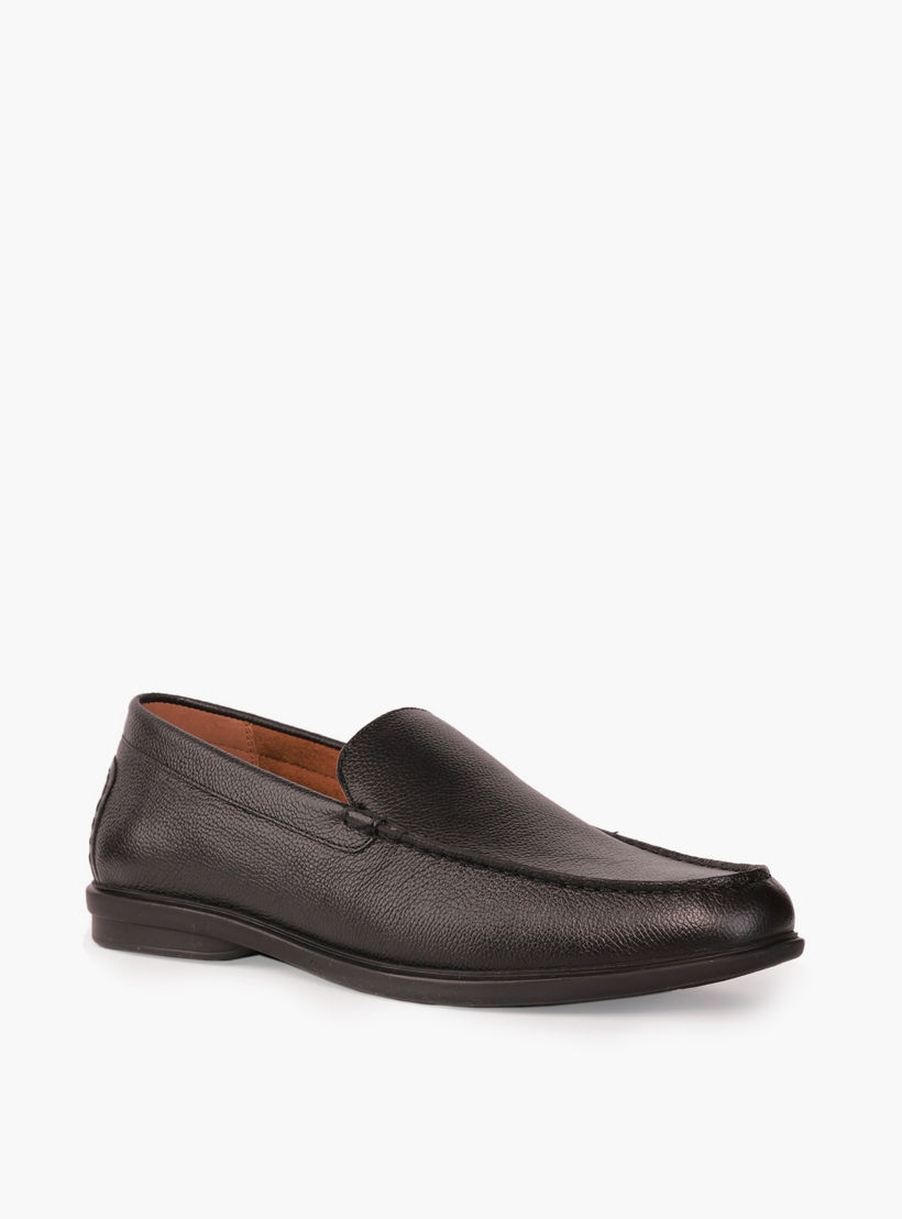 حذاء لوفر جلد سهل الارتداء للرجال إل بي إل من شو إكسبريس-men-shoes-formalshoes-image-2