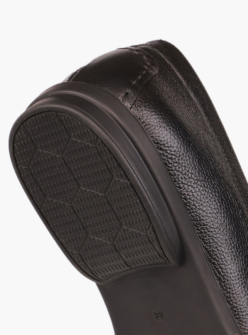 حذاء لوفر جلد سهل الارتداء للرجال إل بي إل من شو إكسبريس-men-shoes-formalshoes-image-5