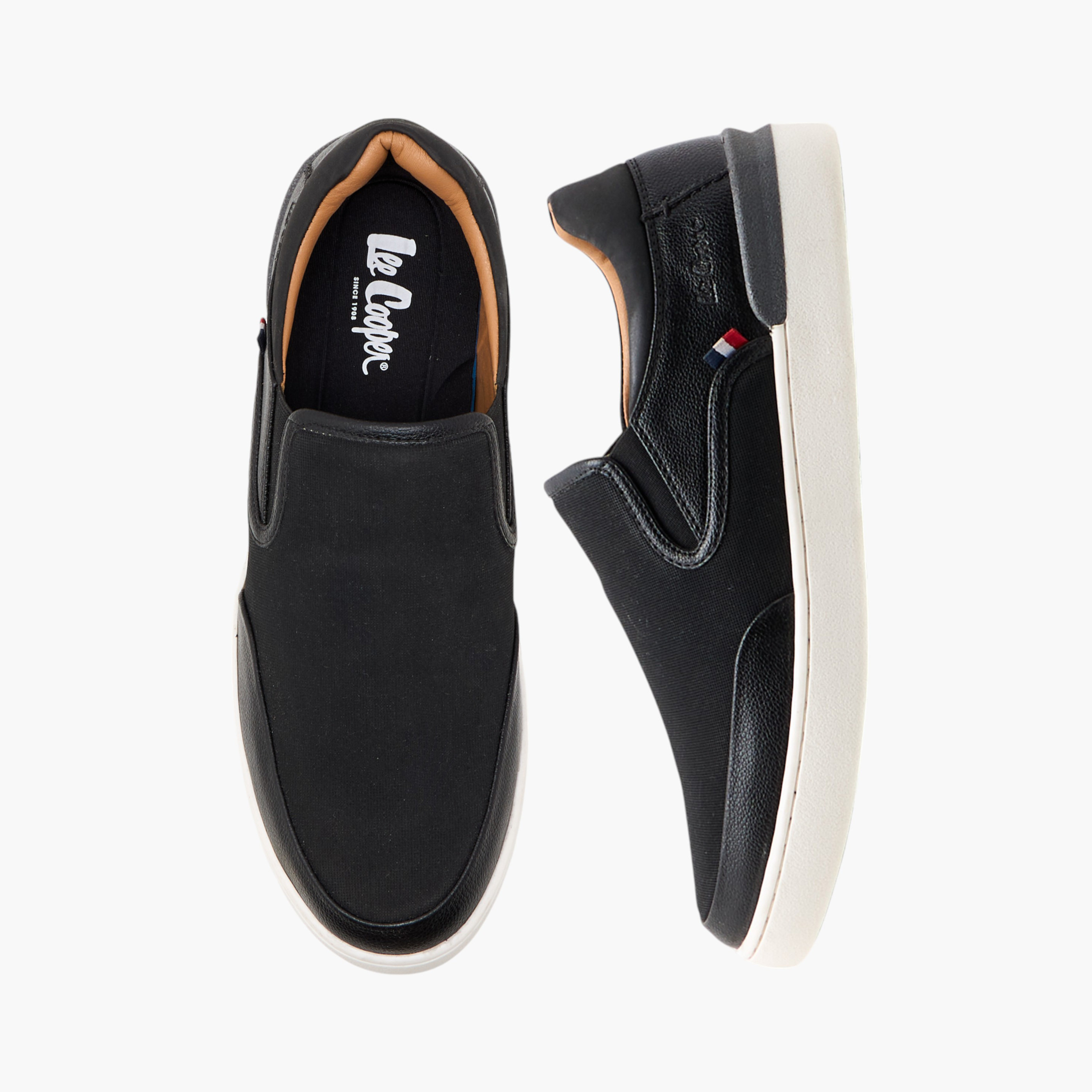 Lee Cooper Men's Logo Detail Slip-On Loafers-men-shoes-loafersandmoccasins-image-1