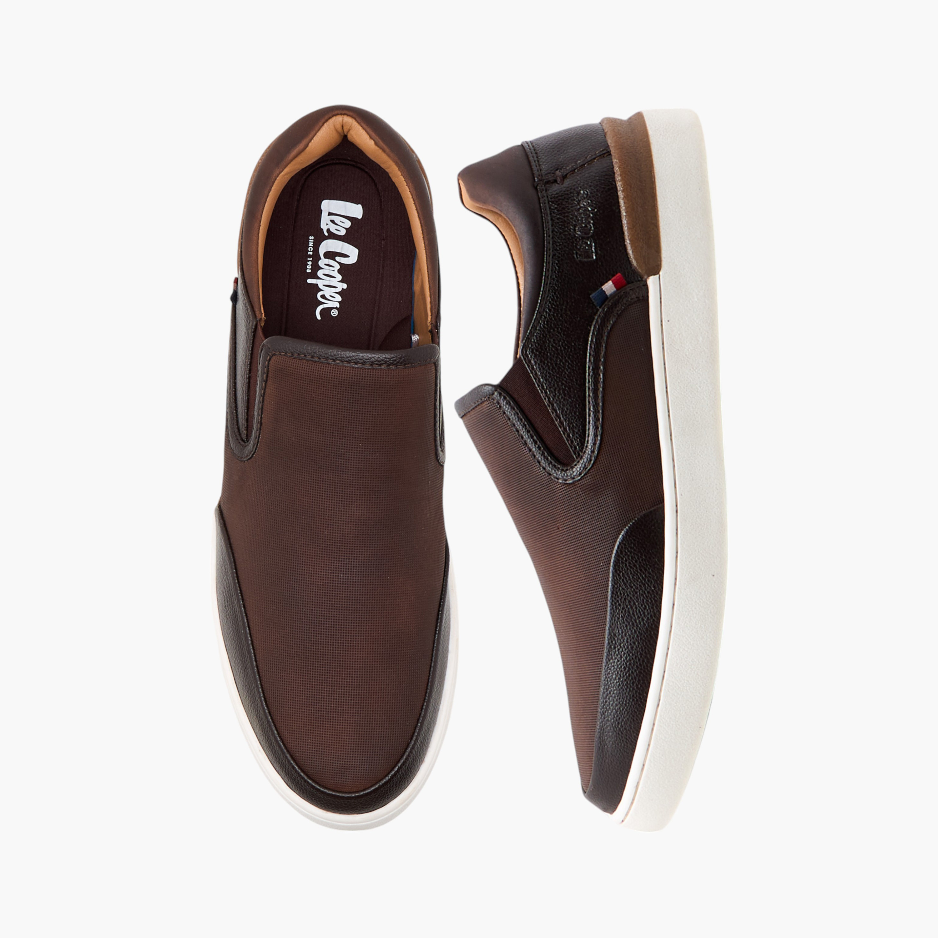 Lee Cooper Men's Logo Detail Slip-On Loafers-men-shoes-loafersandmoccasins-image-1