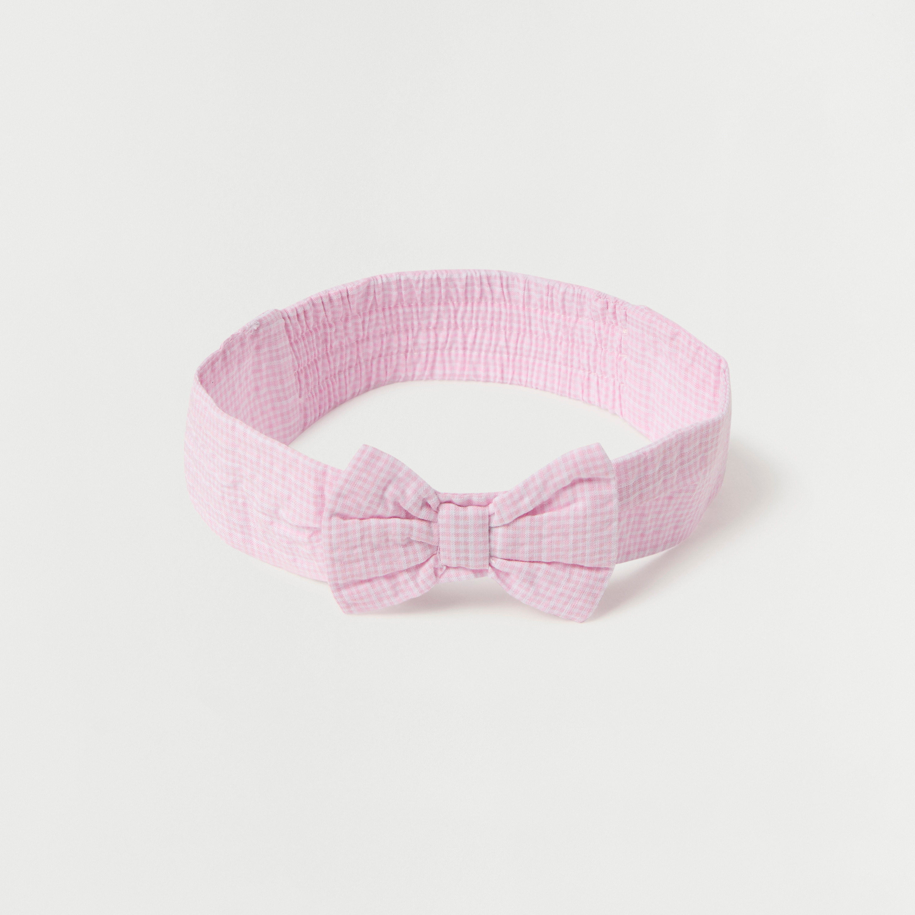 شريطة رأس كاروهات بفيونكة من جيجلز-baby-girls-accessories-hairaccessories-image-4