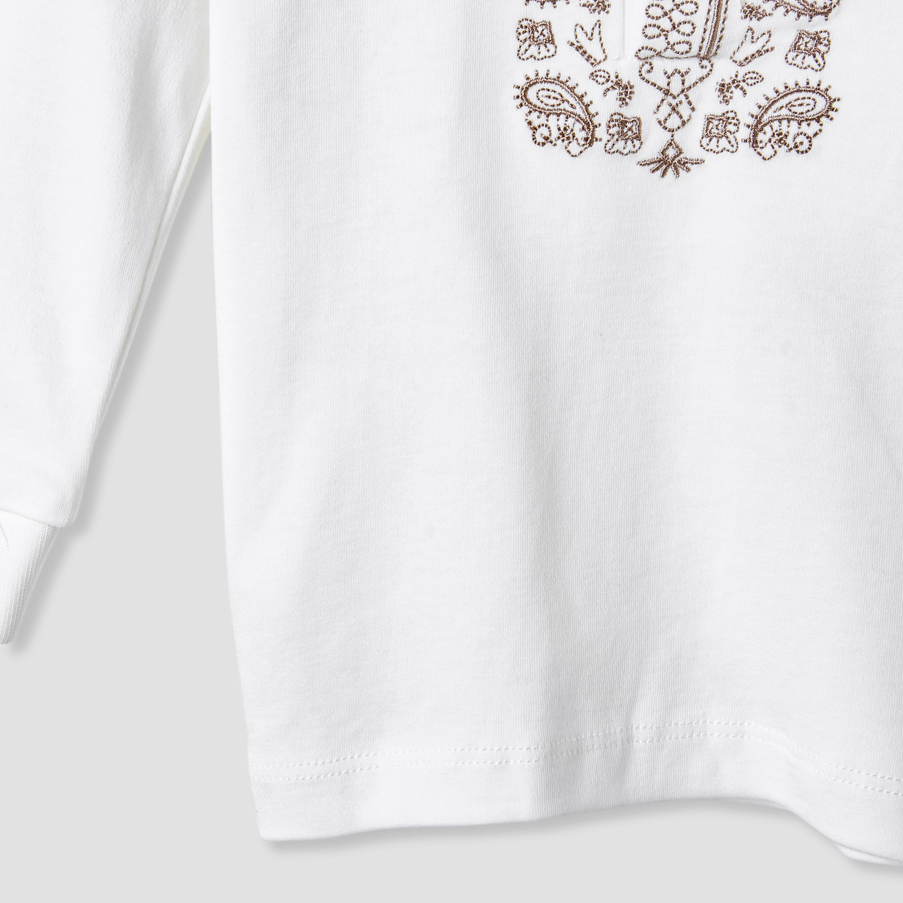 Giggles Pyjama Set with Embroidery Detail - Supima Cotton - Long Sleeves - Henley Neck-baby-boys-clothing-nightwear-pyjamasets-image-5