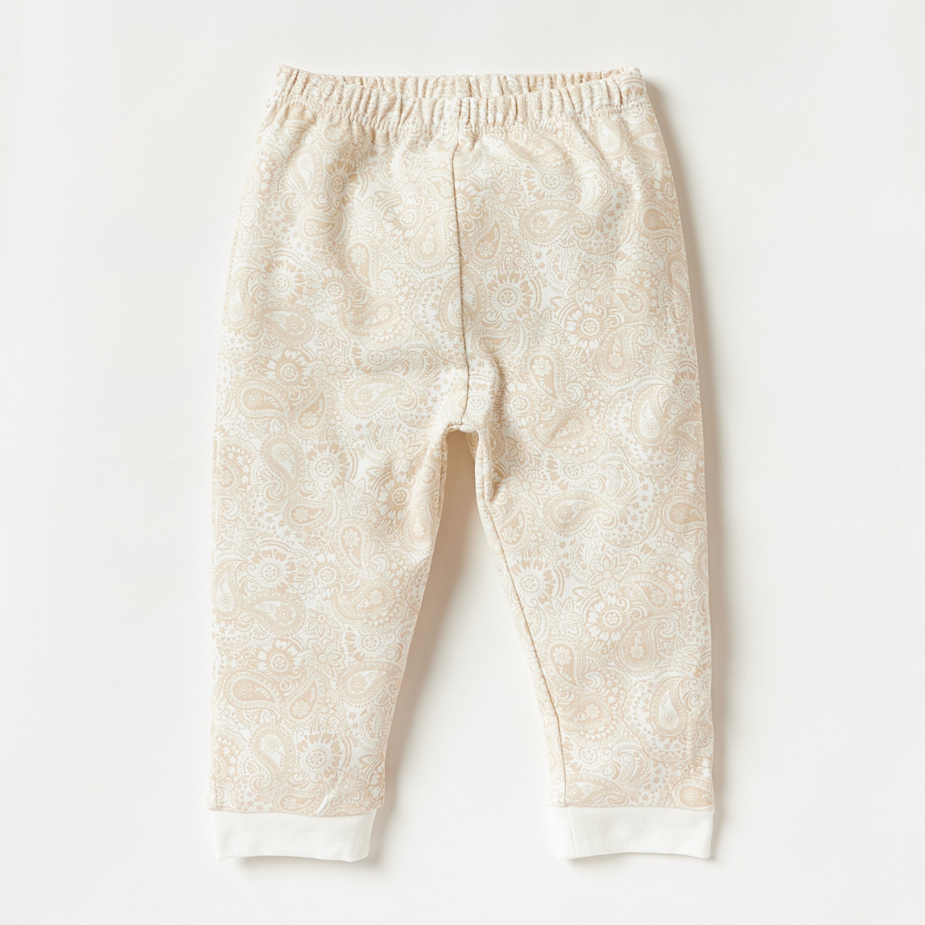 Giggles Paisley Print Long Sleeves T-shirt and Pyjama Set-baby-girls-clothing-nightwear-pyjamasets-image-3