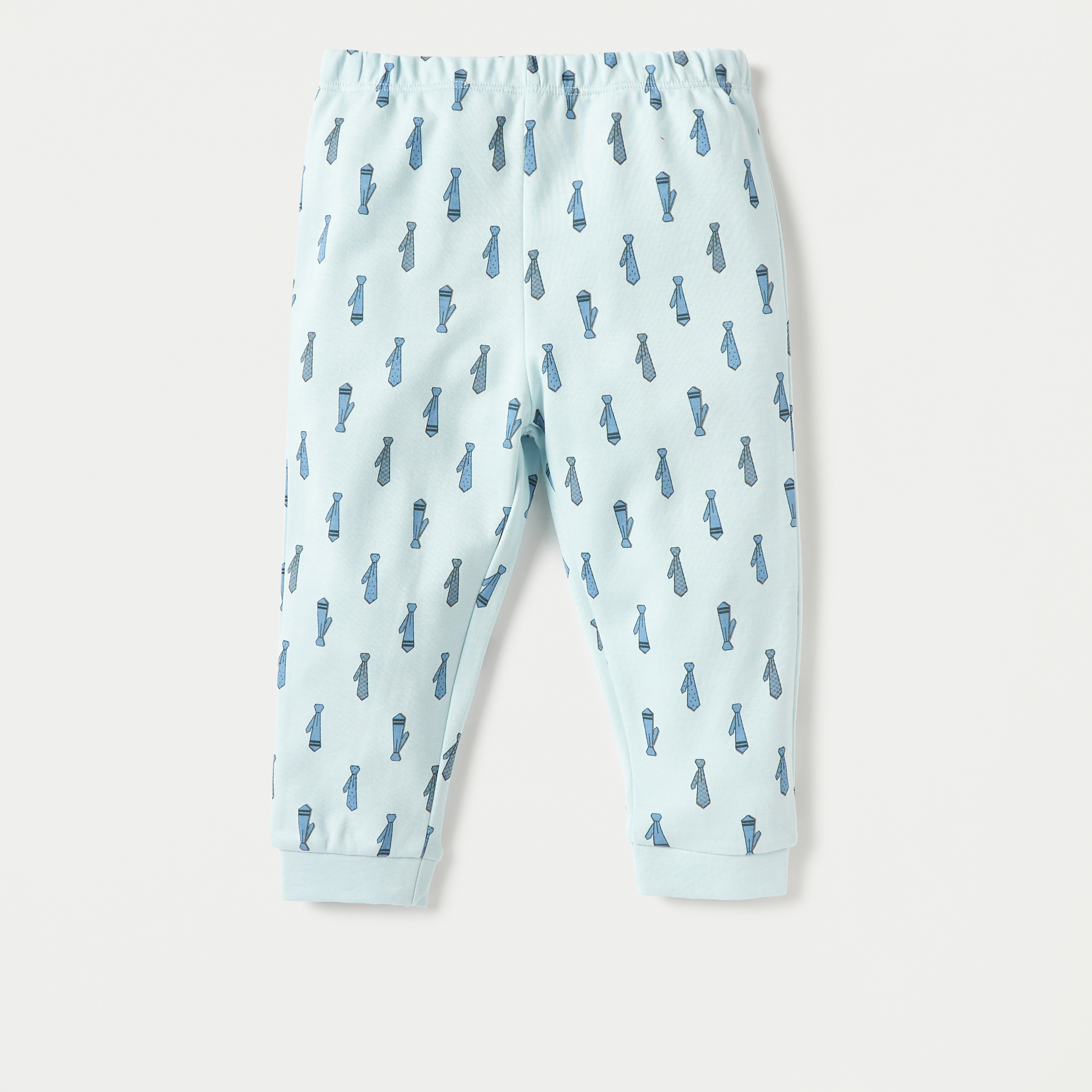 Giggles Bear Applique T-shirt and Pyjama Set-baby-boys-clothing-nightwear-pyjamasets-image-3