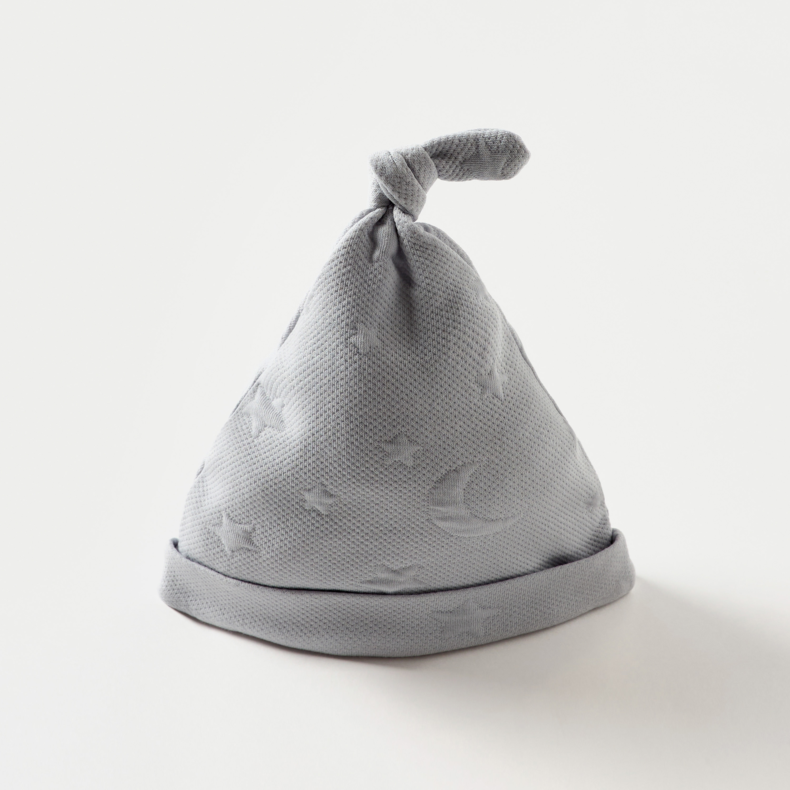 قبعة بيني بارزة الملمس بتصميم نجمة وقمر وعقدة من جيجلز-baby-boys-accessories-caps-image-4