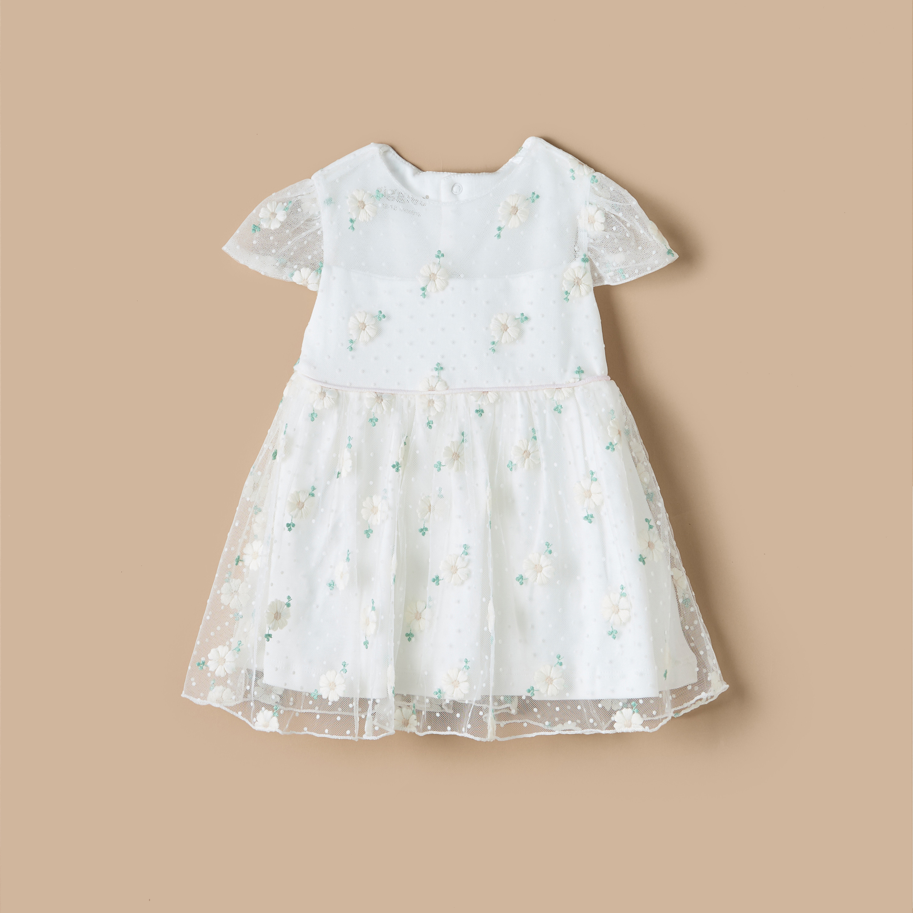 Buy Giggles All-Over Floral Embroidered A-line Dress with
