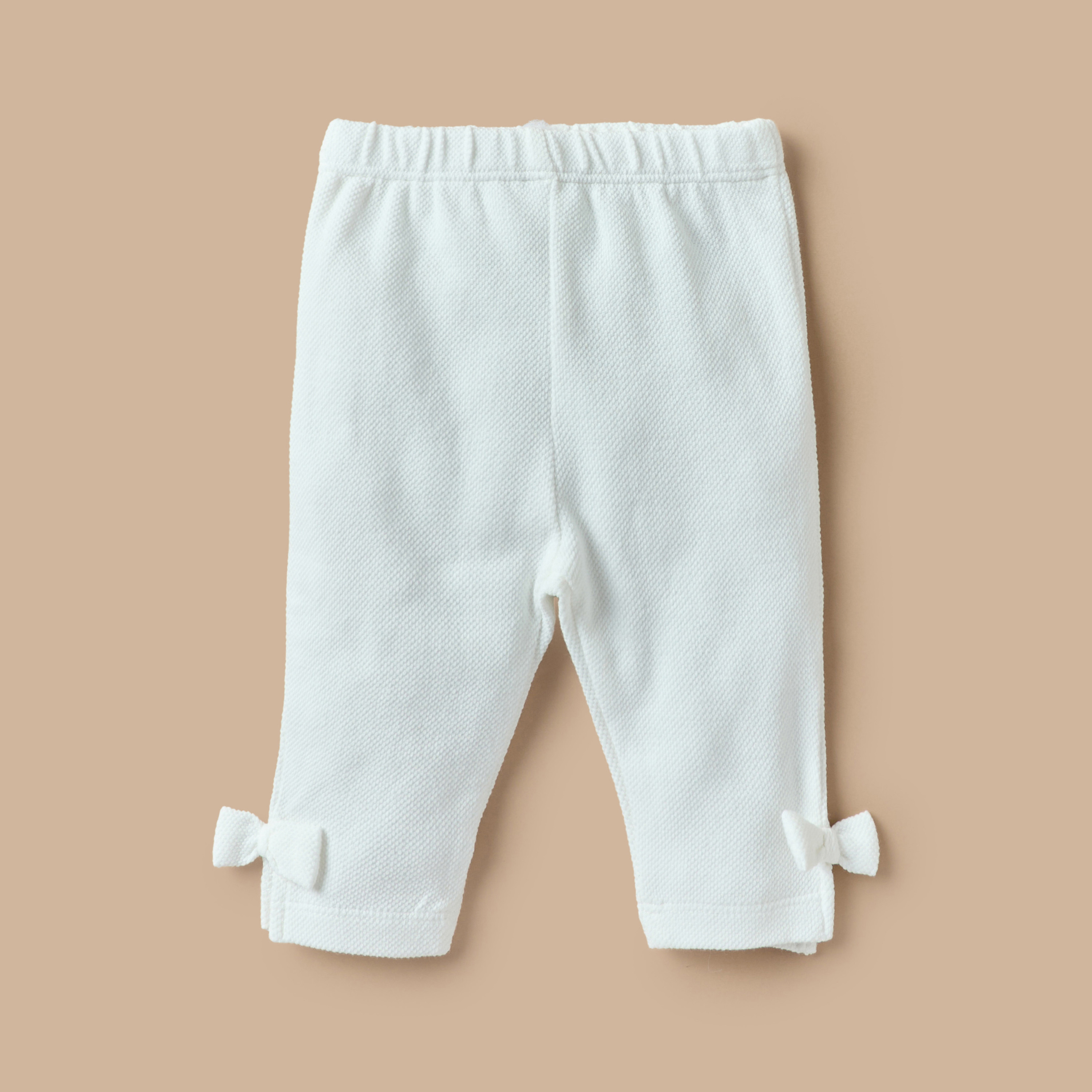 طقم بنطلون بيجاما وبلوزة بأكمام قصيرة ودانتيل من جيجلز-baby-girls-clothing-nightwear-pyjamasets-image-3
