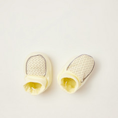 Giggles Printed Booties with Folded Hem