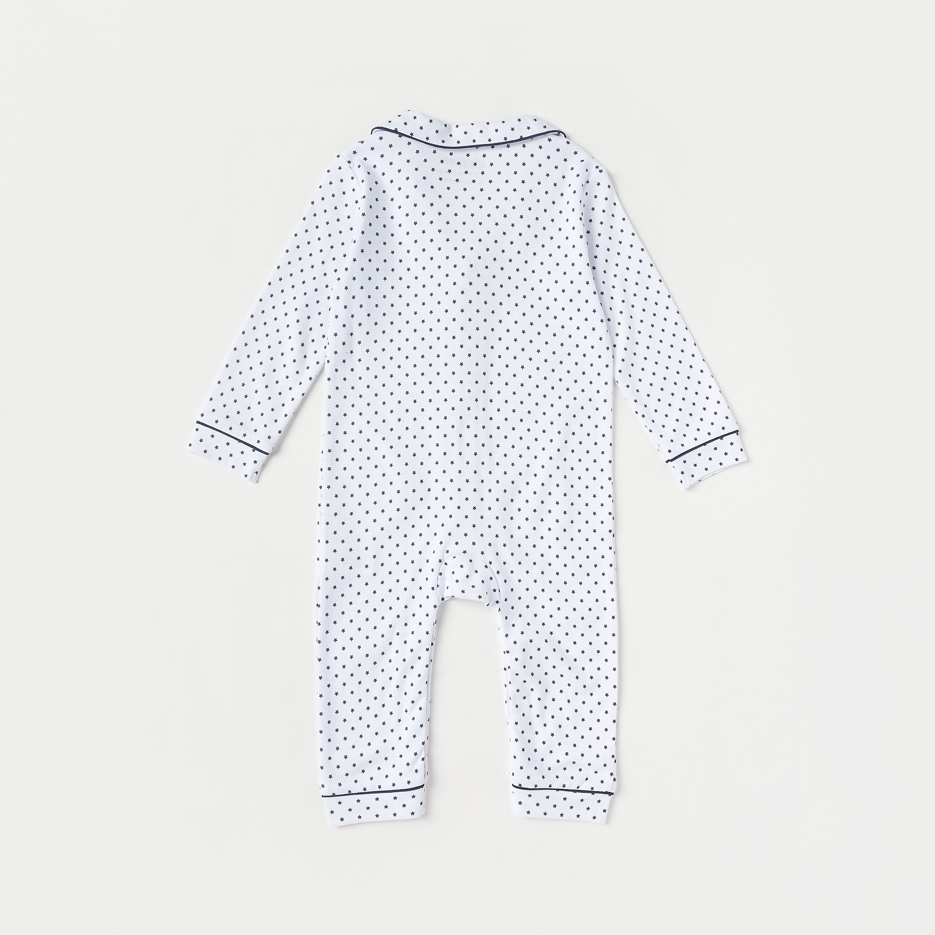 Giggles All-Over Star Print Sleepsuit with Collar and Long Sleeves-baby-boys-clothing-nightwear-sleepsuits-image-4