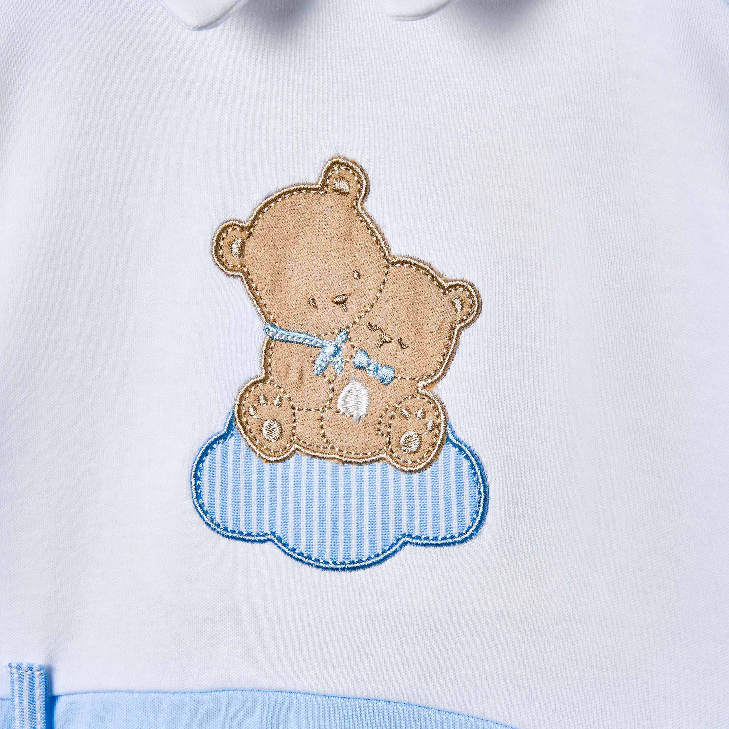 Giggles Bear Applique Collared Sleepsuit with Long Sleeves-baby-boys-clothing-nightwear-sleepsuits-image-6