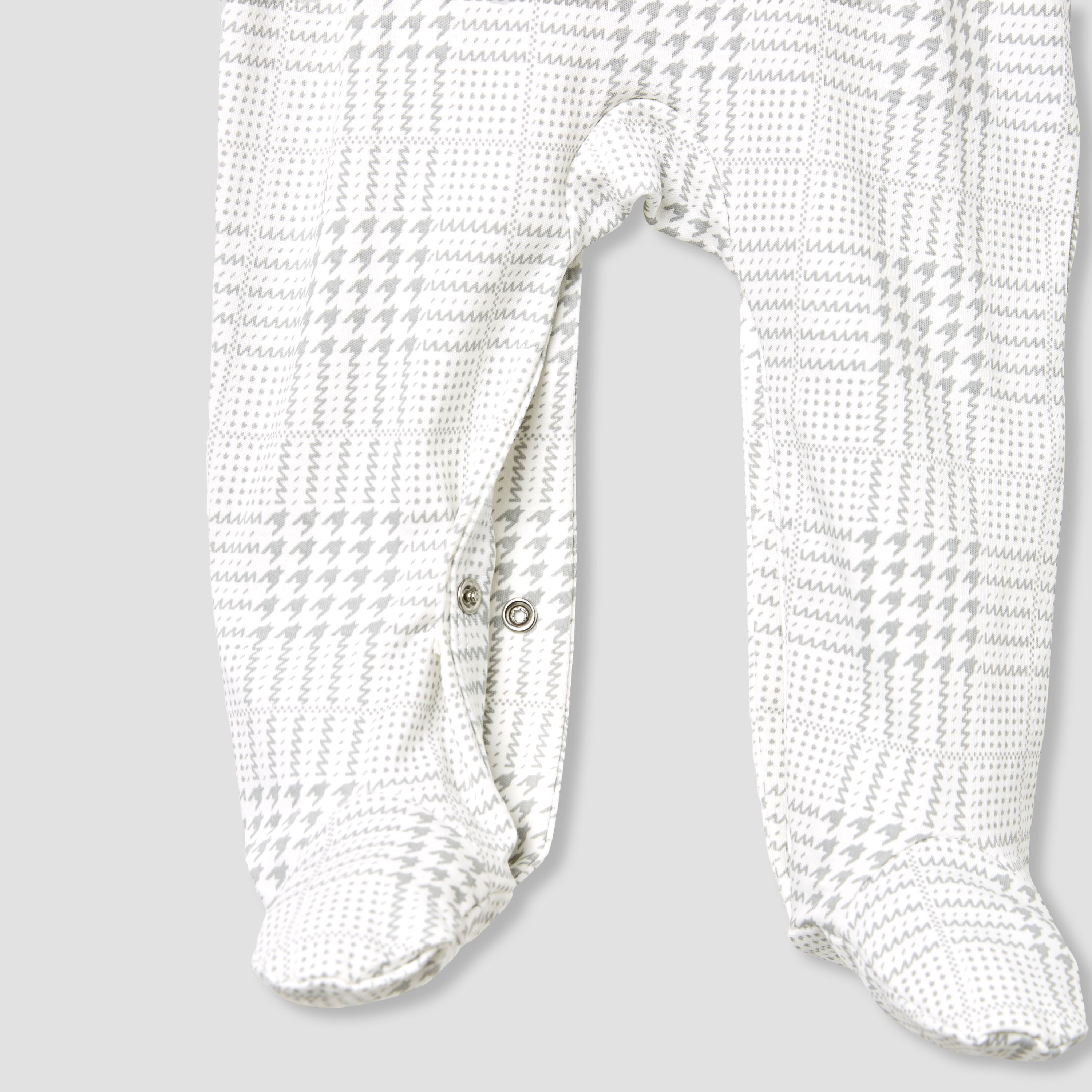 Giggles Panelled Collared Closed Feet Sleepsuit with Long Sleeves-baby-boys-clothing-nightwear-sleepsuits-image-5