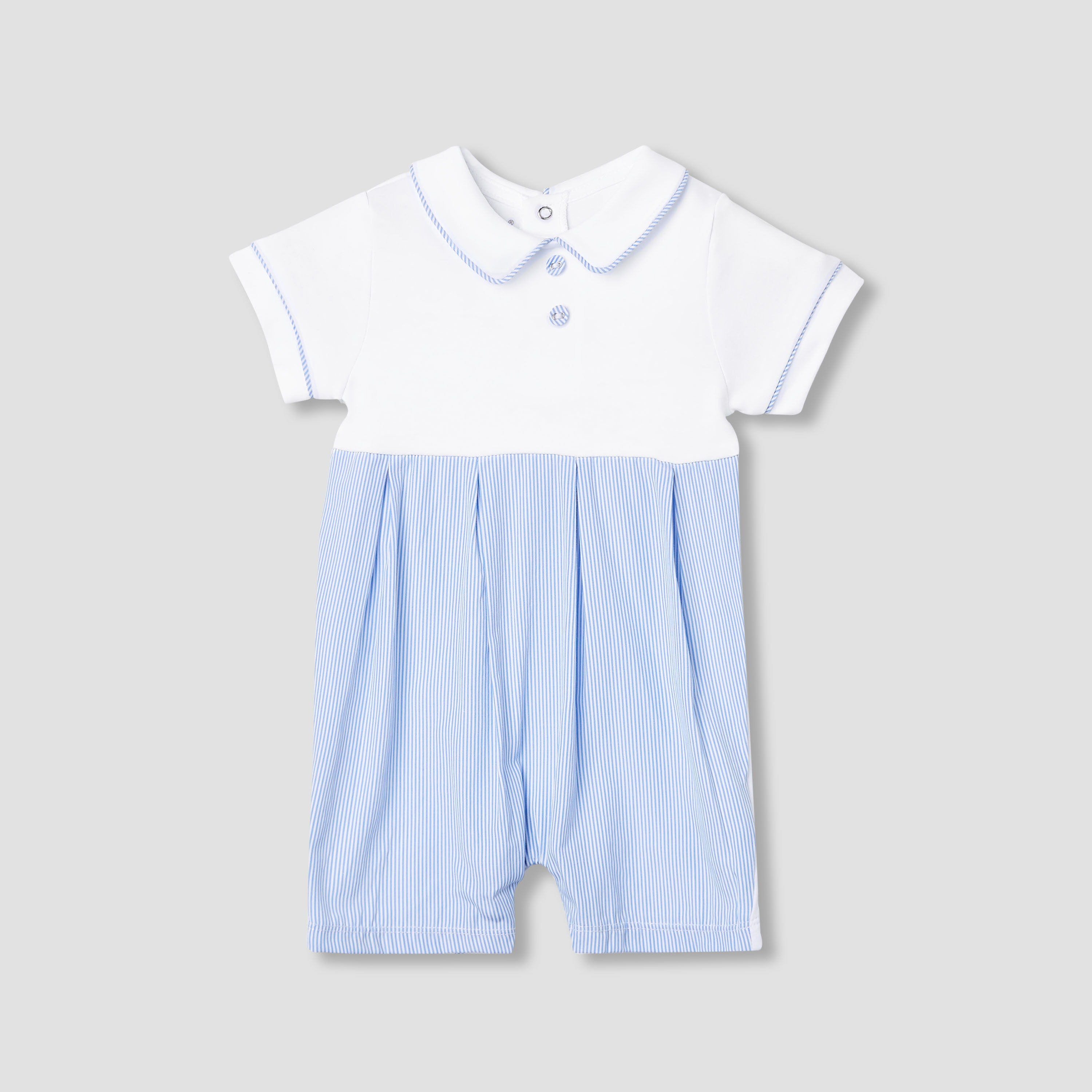 رومبر مخطط بأكمام قصيرة من جيجلز-baby-boys-clothing-rompers-image-5
