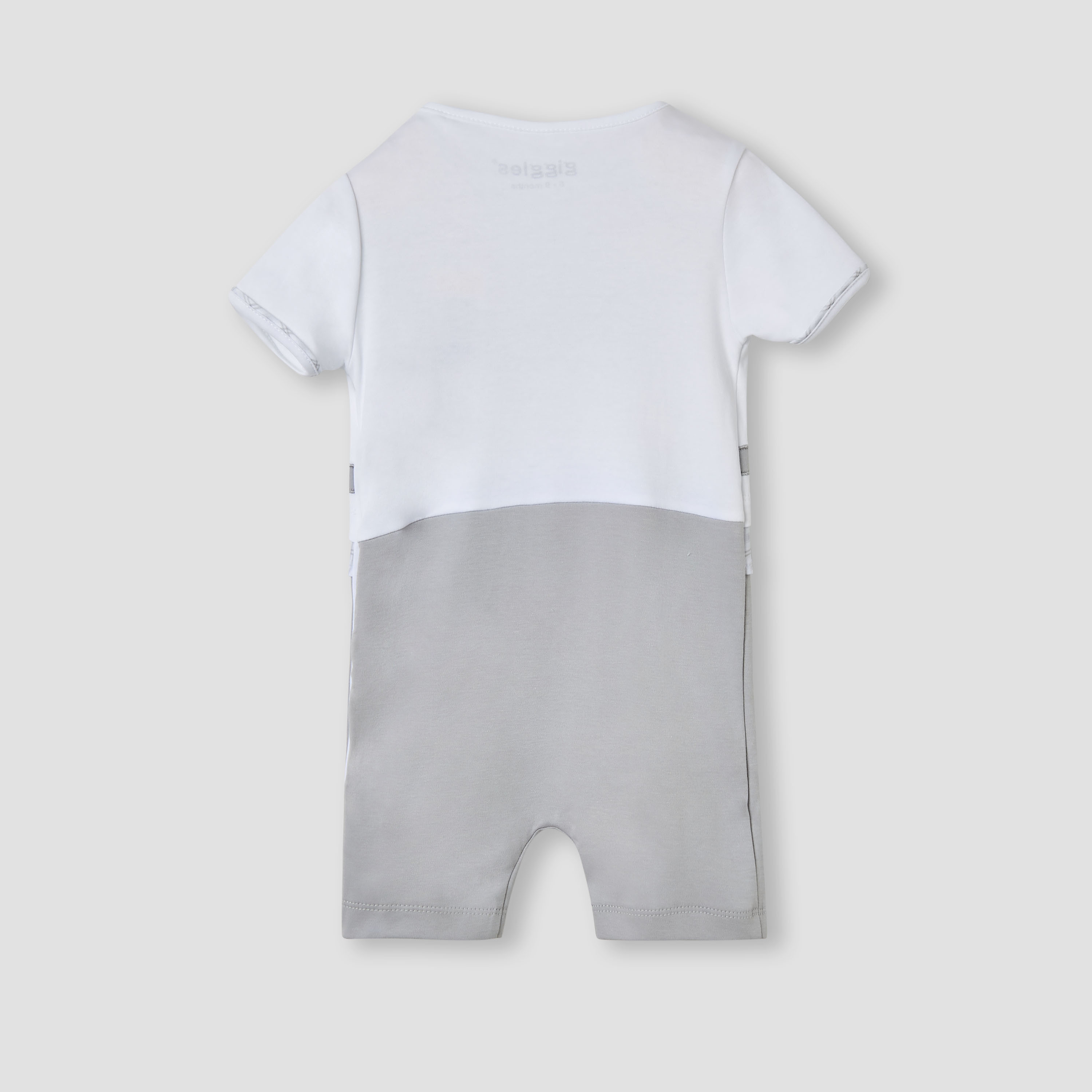 Giggles Bear Applique Romper with Short Sleeves-baby-boys-clothing-rompers-image-2