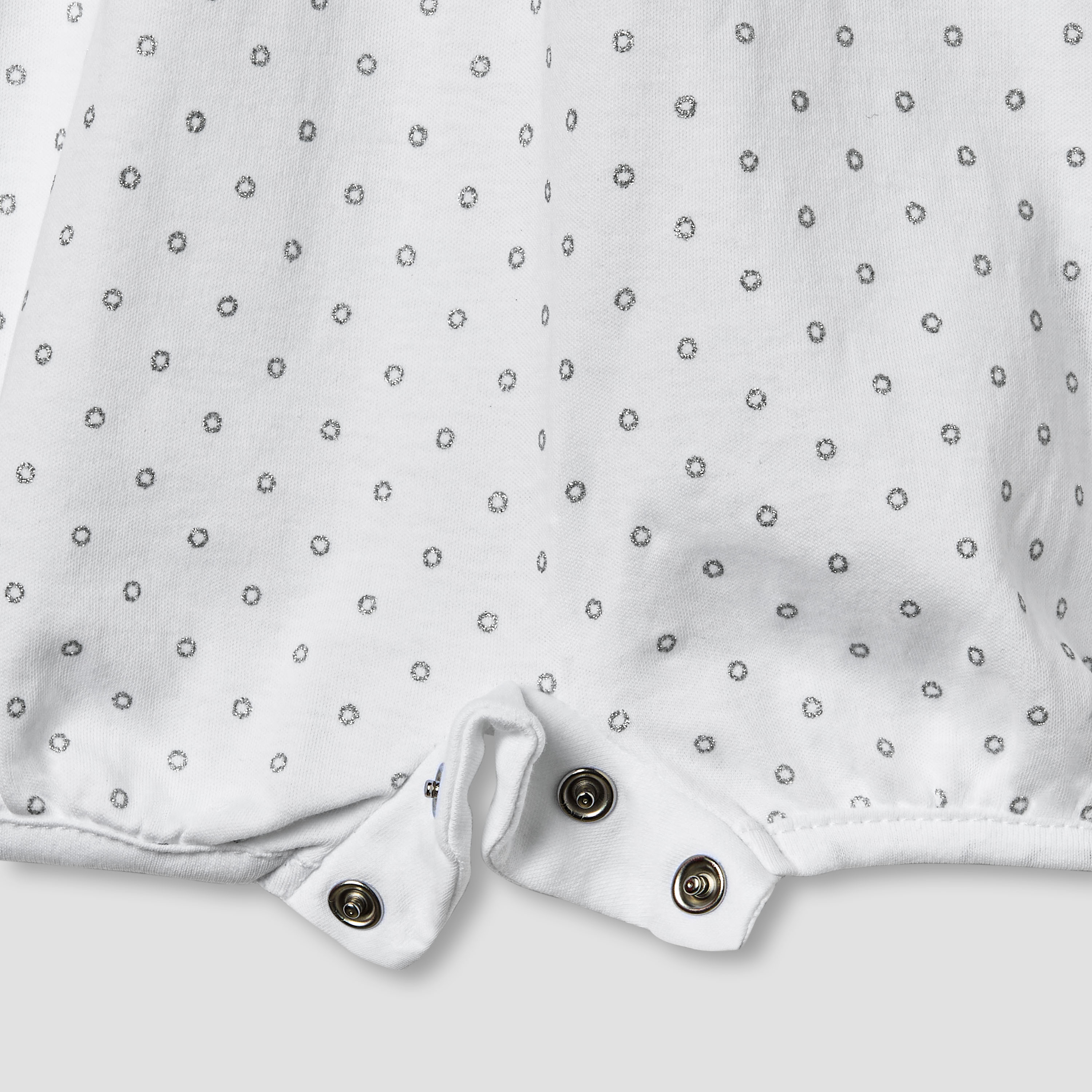 Giggles Printed Romper with Overlay and Short Sleeves-baby-girls-clothing-rompers-image-5