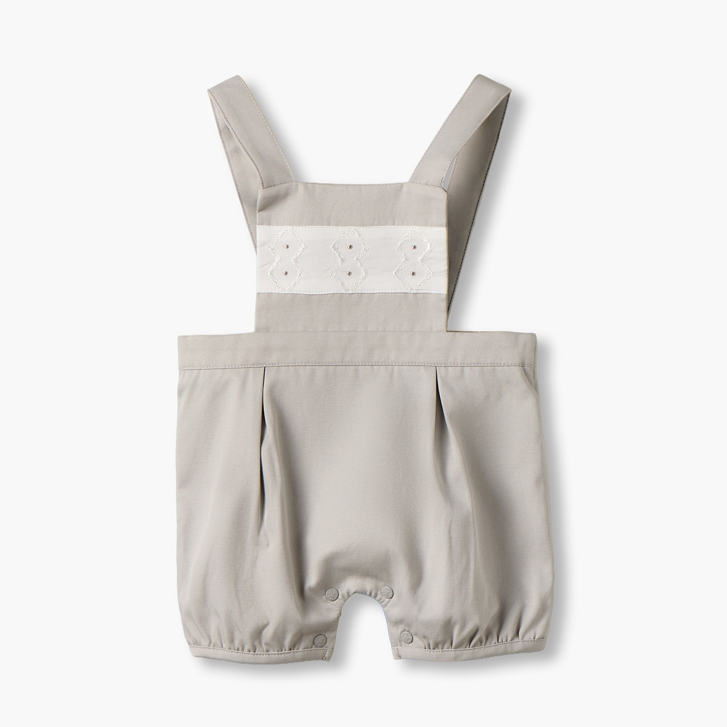 Giggles Peter Pan Collar Short Sleeves T-shirt and Dungaree Set with Embroidery-baby-boys-clothing-setsandcoords-image-4