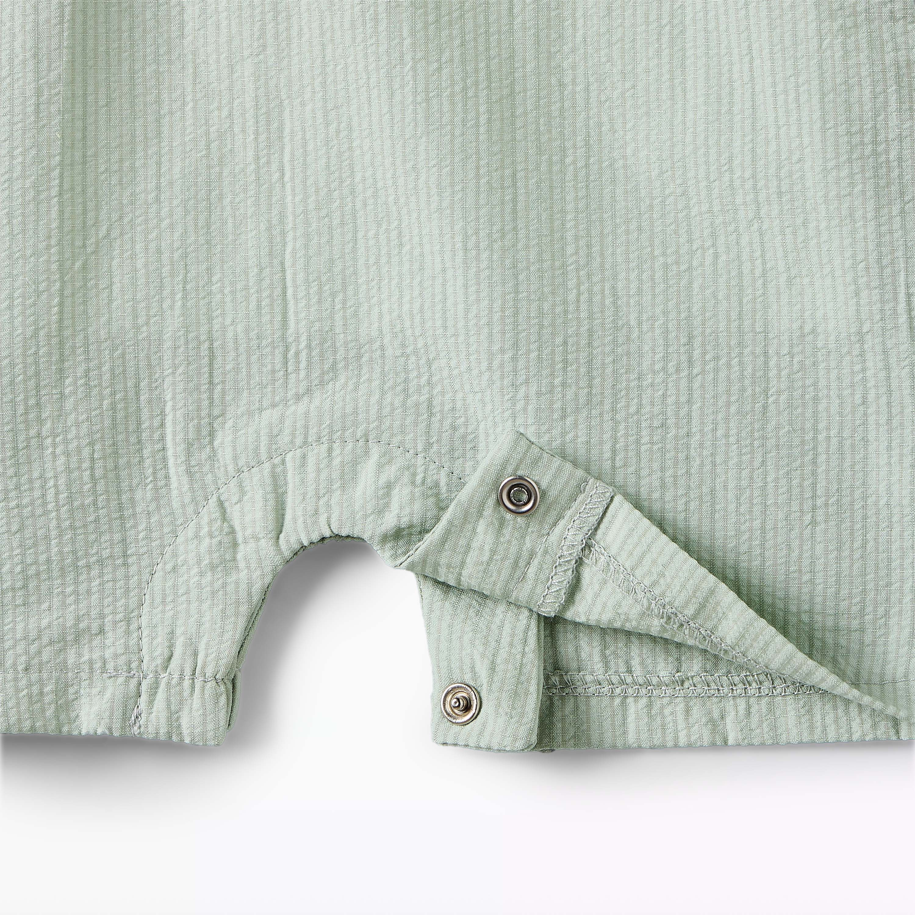 Giggles Crew Neck Short Sleeves T-shirt and Dungaree Set with Ruffle Detail-baby-girls-clothing-rompers-image-6