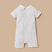 Giggles Textured Romper with Collar and Button Closure-Rompers%2C Dungarees and Jumpsuits-thumbnailMobile-2