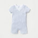 Giggles Textured Romper with Embroidered Detail and Short Sleeves-Rompers%2C Dungarees and Jumpsuits-thumbnailMobile-0