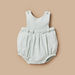 Giggles Textured Sleeveless Romper with Bow Accent-Rompers%2C Dungarees and Jumpsuits-thumbnail-0
