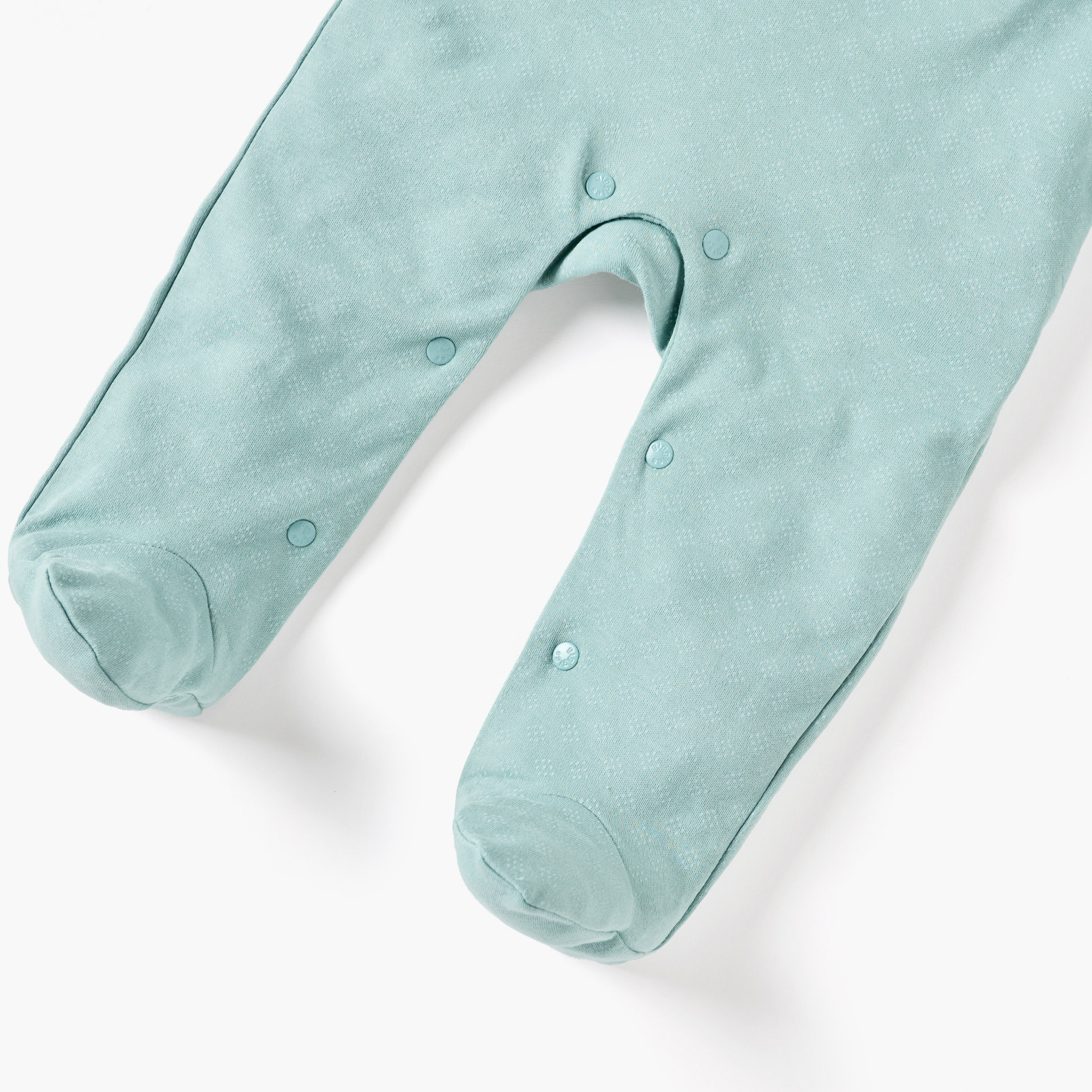 Giggles Embroidered Closed Feet Sleepsuit with Long Sleeves-baby-girls-clothing-nightwear-sleepsuits-image-4