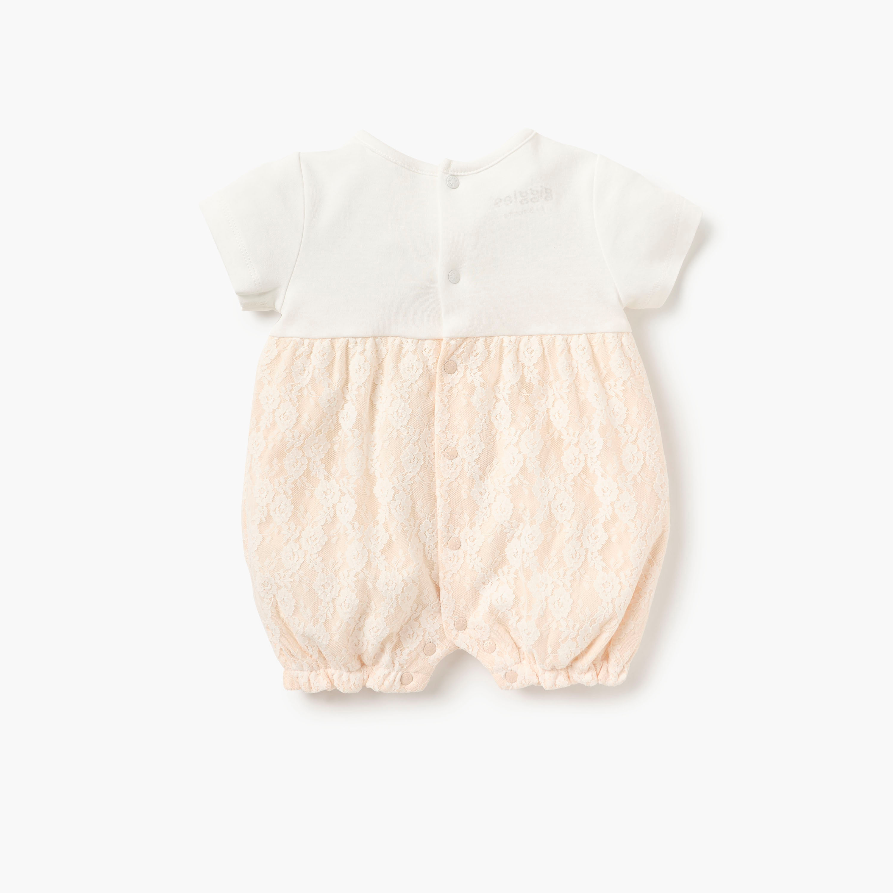 أفرول بارز الملمس بأكمام قصيرة وأزرار إغلاق من جيجلز-baby-girls-clothing-rompers-image-2