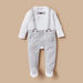 Giggles Printed Sleepsuit with Bow and Suspenders Applique-Sleepsuits-thumbnail-0