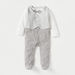 Giggles Textured Coverall with Bow Applique Detail and Long Sleeves-Sleepsuits-thumbnailMobile-0