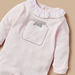 Giggles Studded Sleepsuit with Ruffled Collar and Bow Applique Detail-Sleepsuits-thumbnailMobile-1